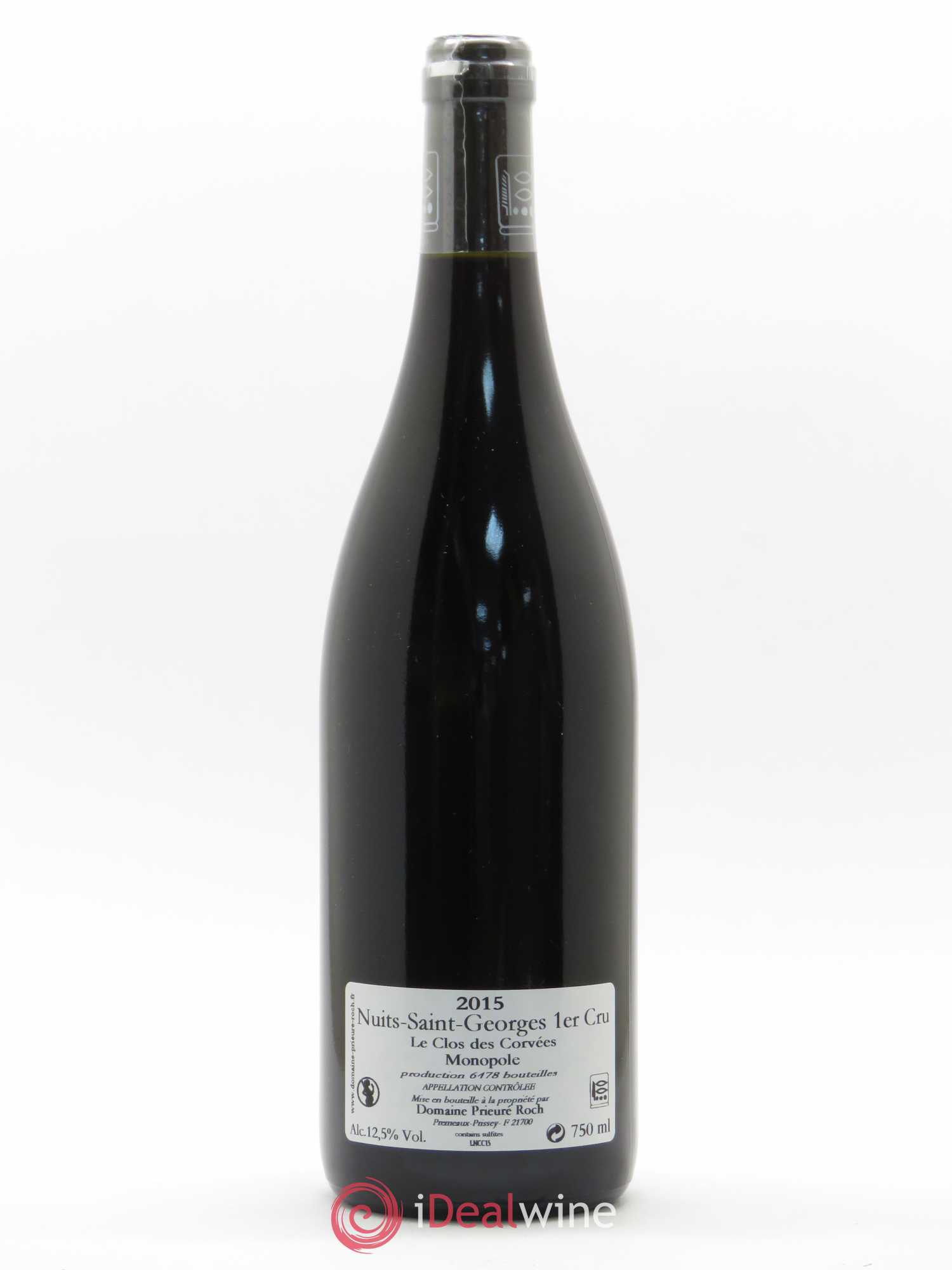 Nuits-Saint-Georges 1er Cru Le Clos des Corvées Prieuré Roch 2015 - Lot de 1 bouteille - 1