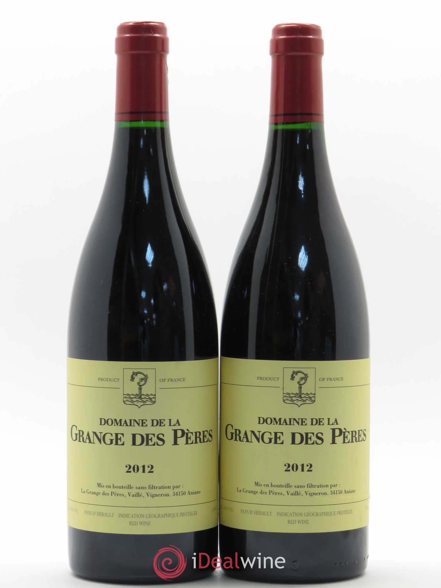 Pays d'Hérault Grange des Pères Laurent Vaillé 2012 - Lot de 2 bouteilles - 0