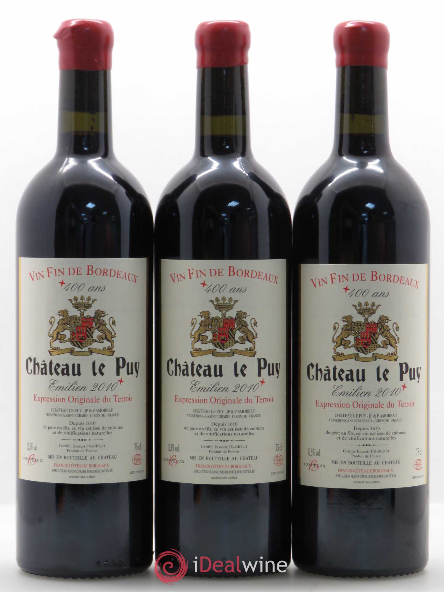 Le Puy - Cuvée Emilien 2010 - Lot de 12 bouteilles - 1
