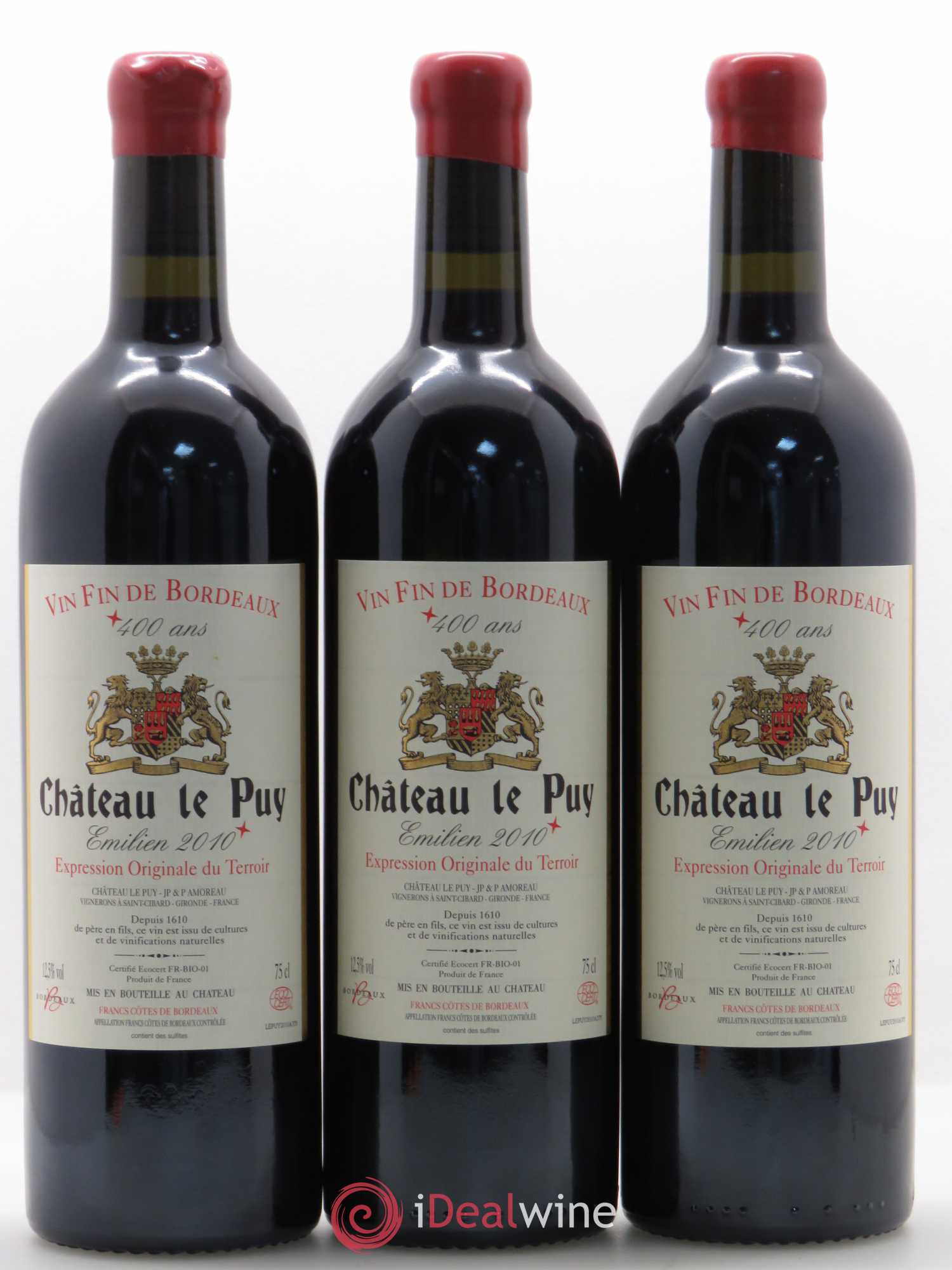 Le Puy - Cuvée Emilien 2010 - Lot de 12 bouteilles - 2