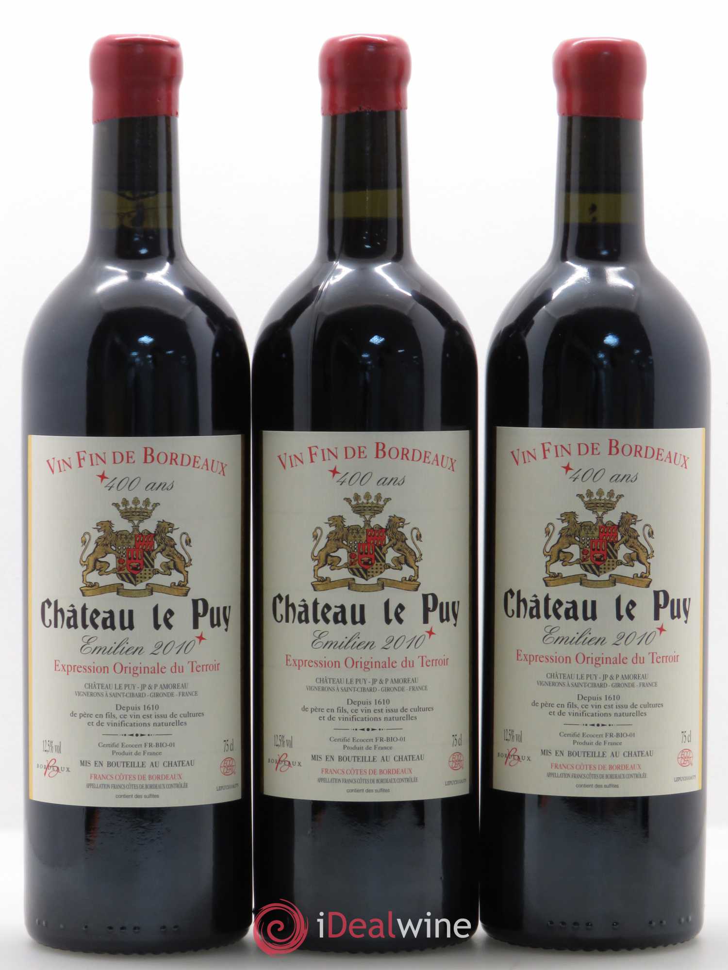 Le Puy - Cuvée Emilien 2010 - Lot de 12 bouteilles - 4