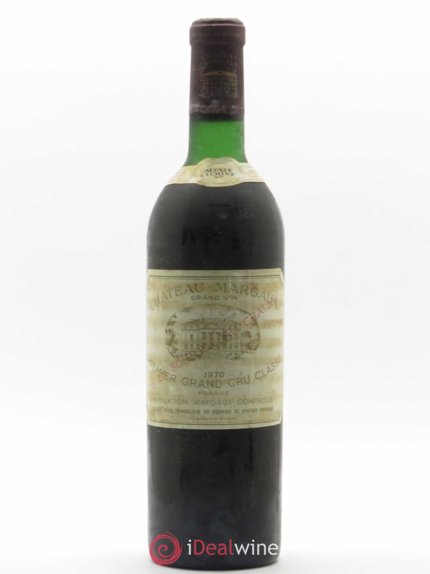 Château Margaux 1er Grand Cru Classé 1970 - Lot de 1 bouteille - 0