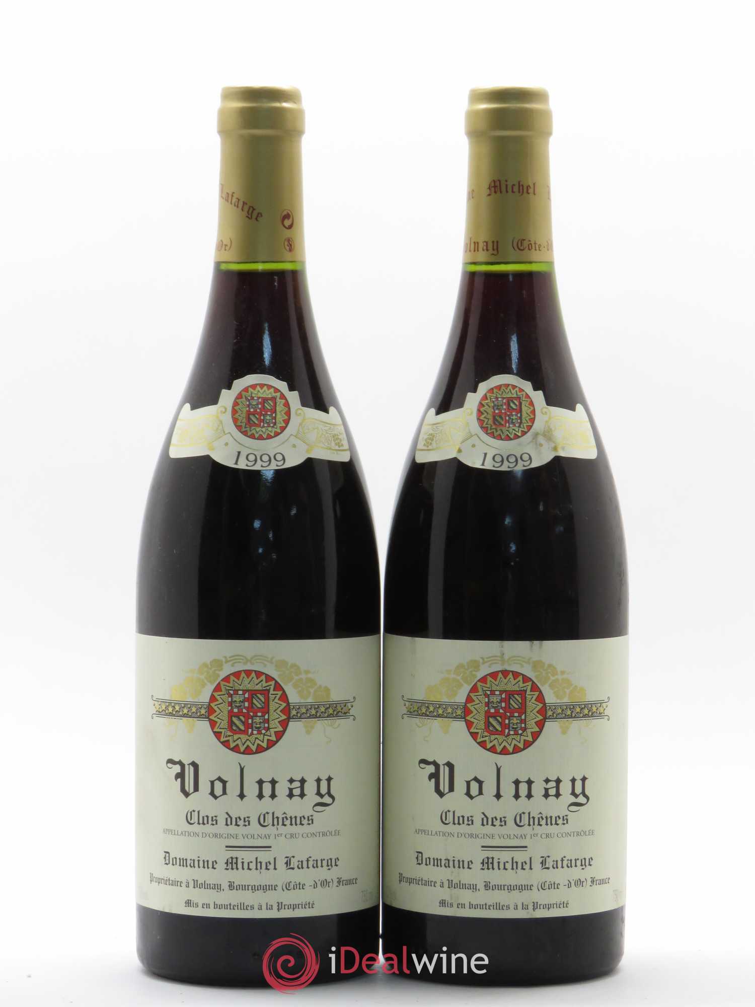 Volnay 1er Cru Clos des Chênes Lafarge (Domaine) 1999 - Lot de 2 bouteilles - 0