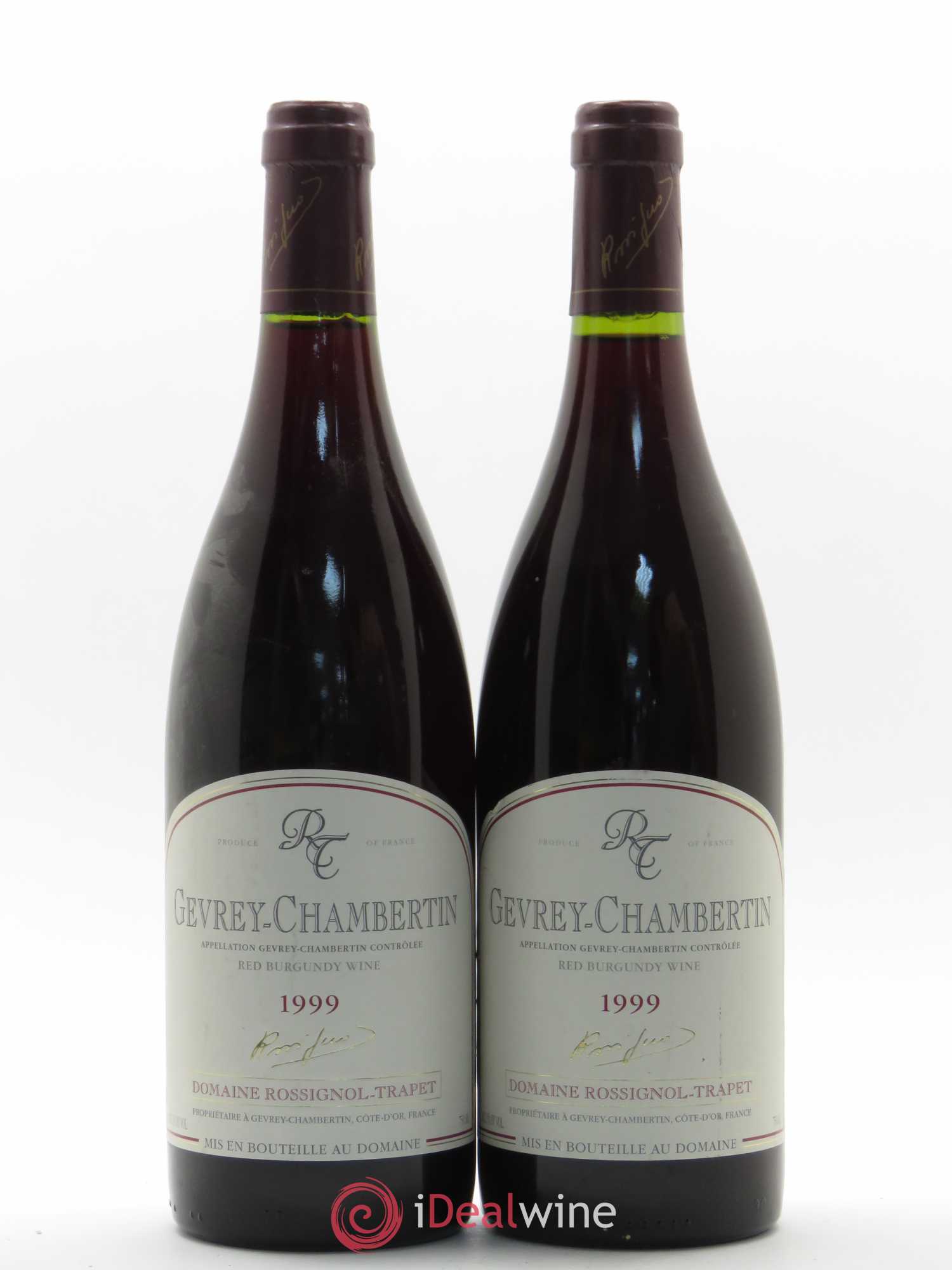 Gevrey-Chambertin Domaine Rossignol Trapet 1999 - Posten von 2 Flaschen - 0