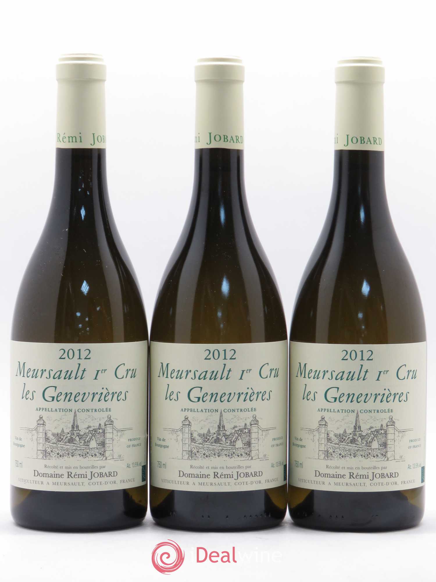Meursault 1er Cru Les Genevrières Rémi Jobard (Domaine) 2012 - Lot de 3 bouteilles - 0