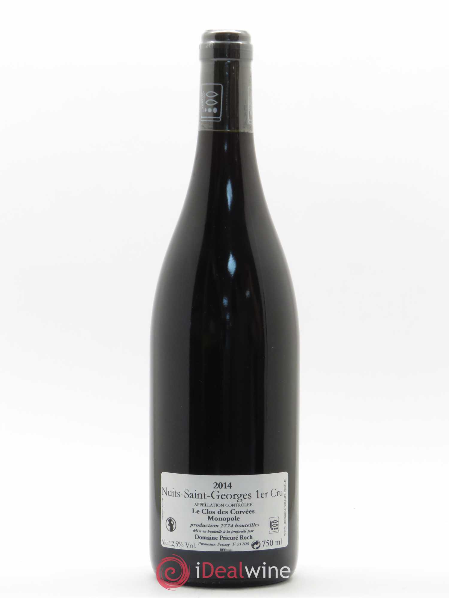 Nuits-Saint-Georges 1er Cru Le Clos des Corvées Prieuré Roch 2014 - Lot de 1 bouteille - 1