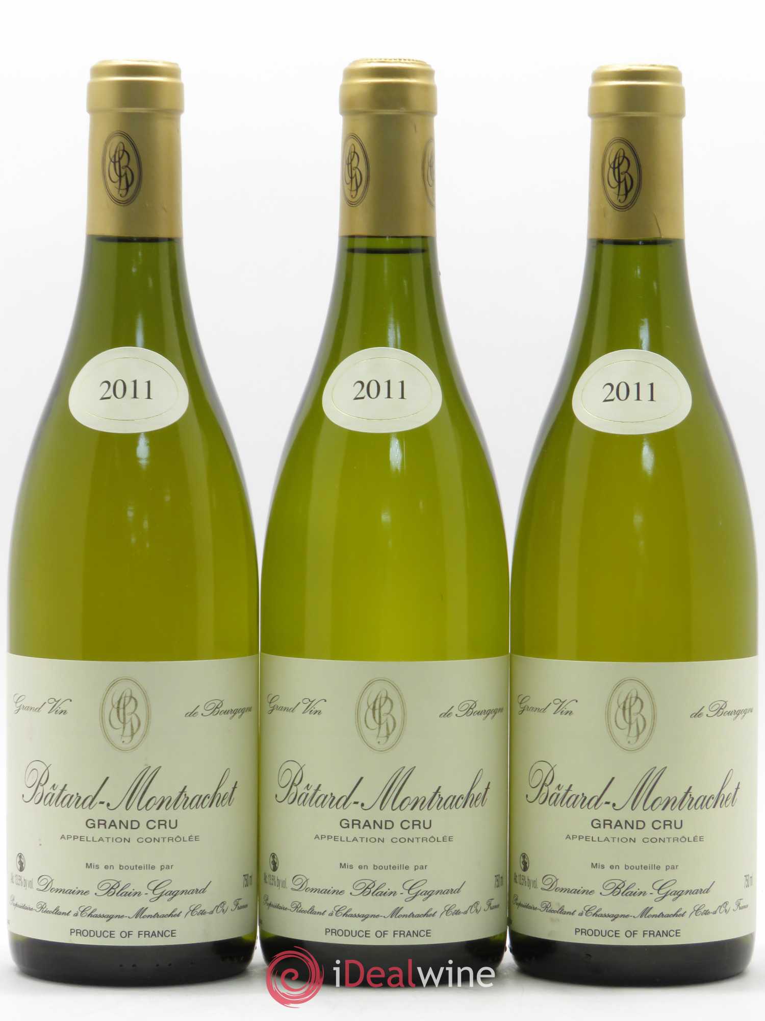 Bâtard-Montrachet Grand Cru Blain-Gagnard (Domaine) 2011 - Lot de 3 bouteilles - 0