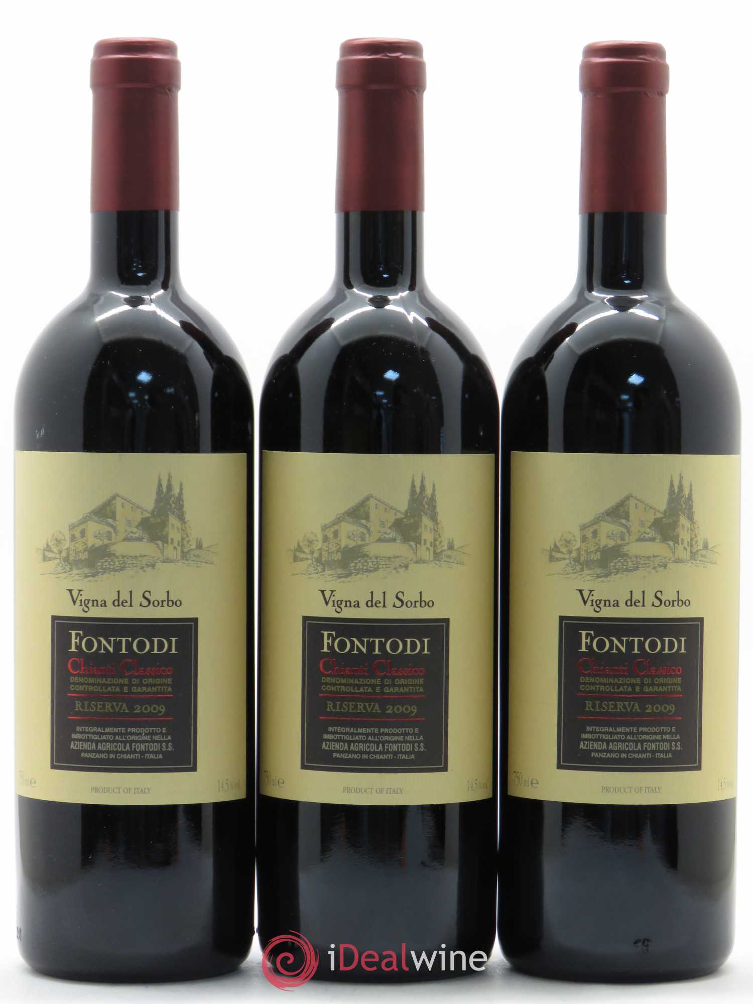 Chianti Classico DOCG Riserva Vigna del Sorbo Fontodi 2009 - Lotto di 3 bottiglie - 0