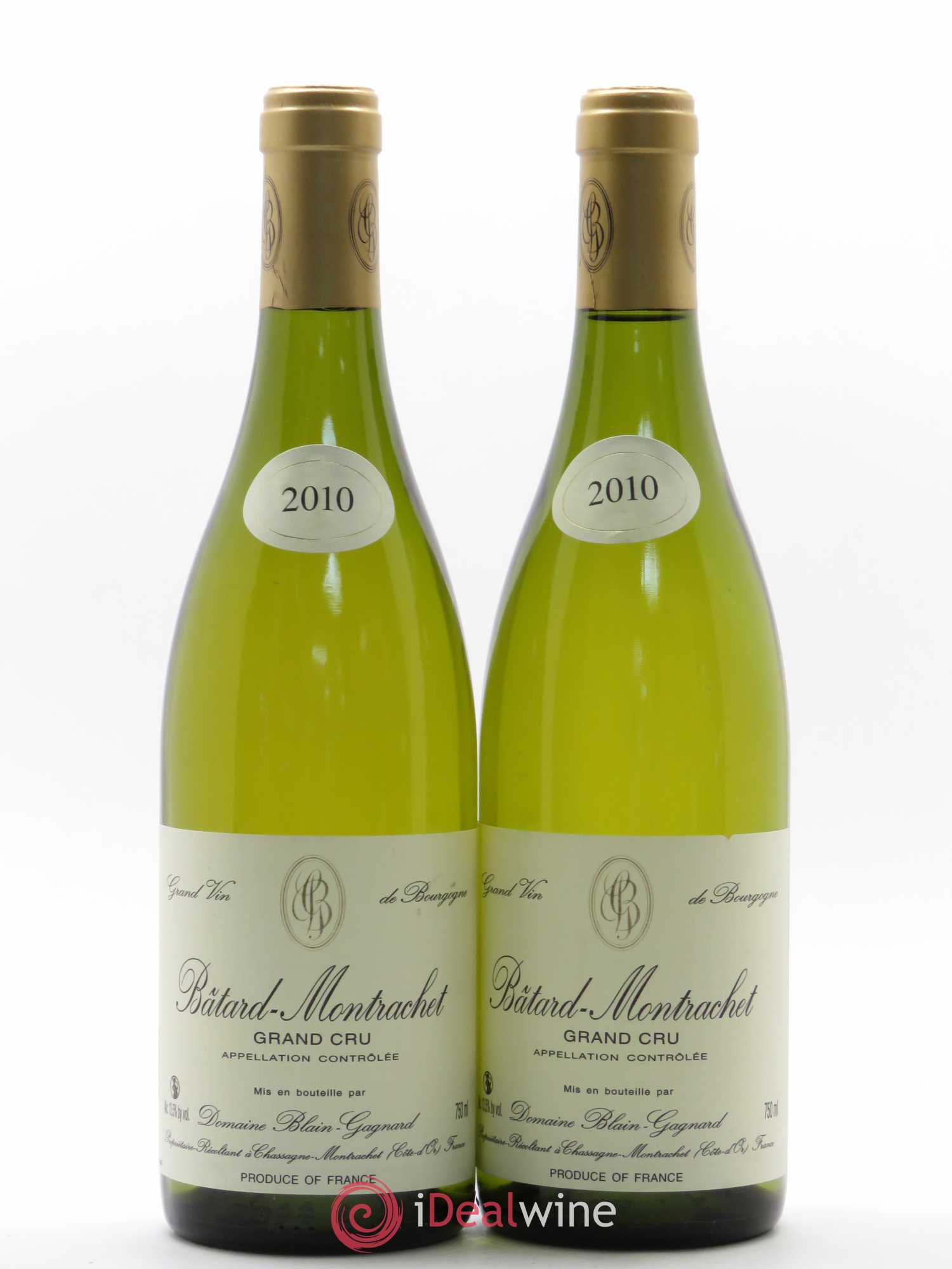 Bâtard-Montrachet Grand Cru Blain-Gagnard (Domaine) 2010 - Lot de 2 bouteilles - 0