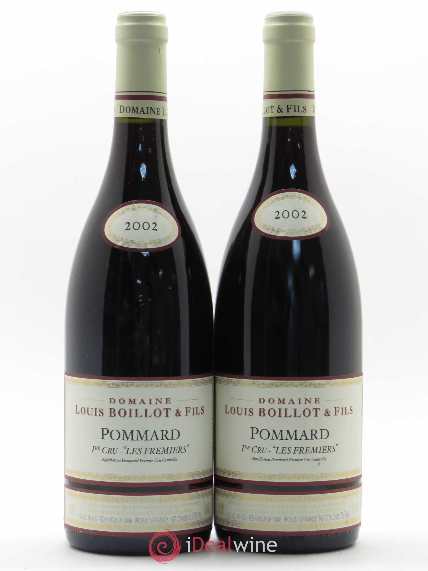 Pommard 1er Cru Louis Boillot 2002 - Lot de 2 bouteilles - 0