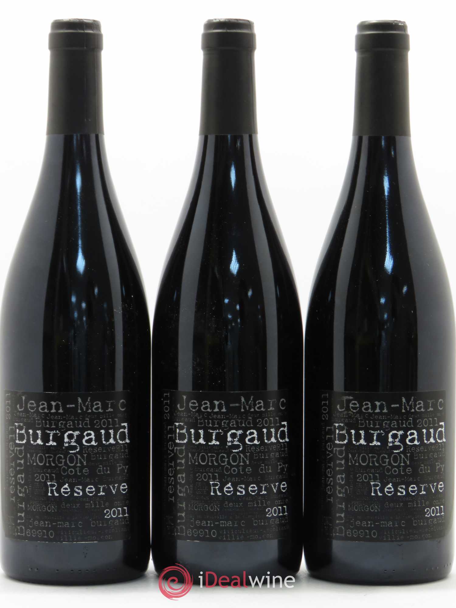 Morgon Côte du Py Réserve Jean-Marc Burgaud (Domaine) 2011 - Lot de 3 bouteilles - 0