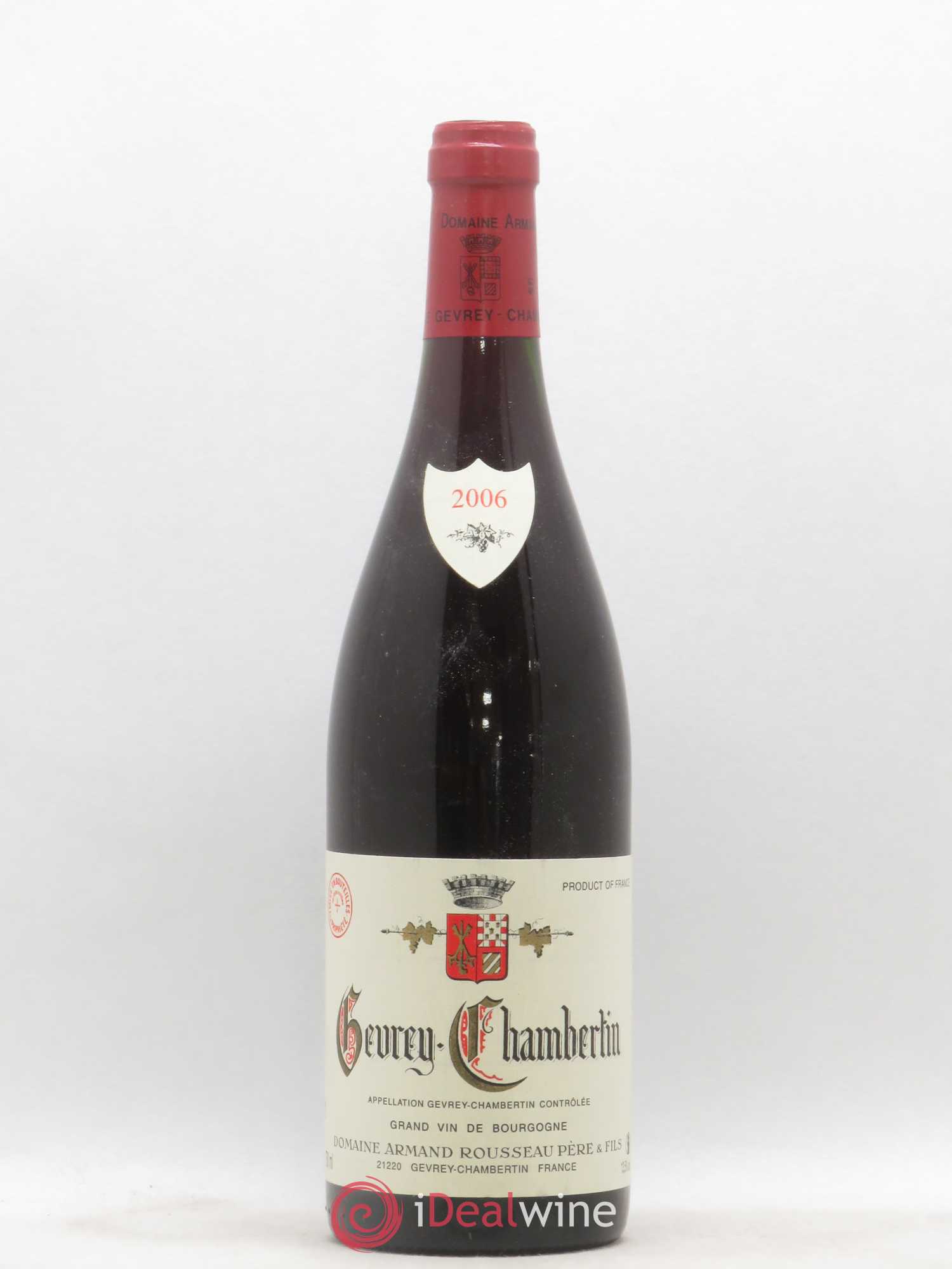 Gevrey-Chambertin Armand Rousseau (Domaine) 2006 - Lot de 1 bouteille - 0