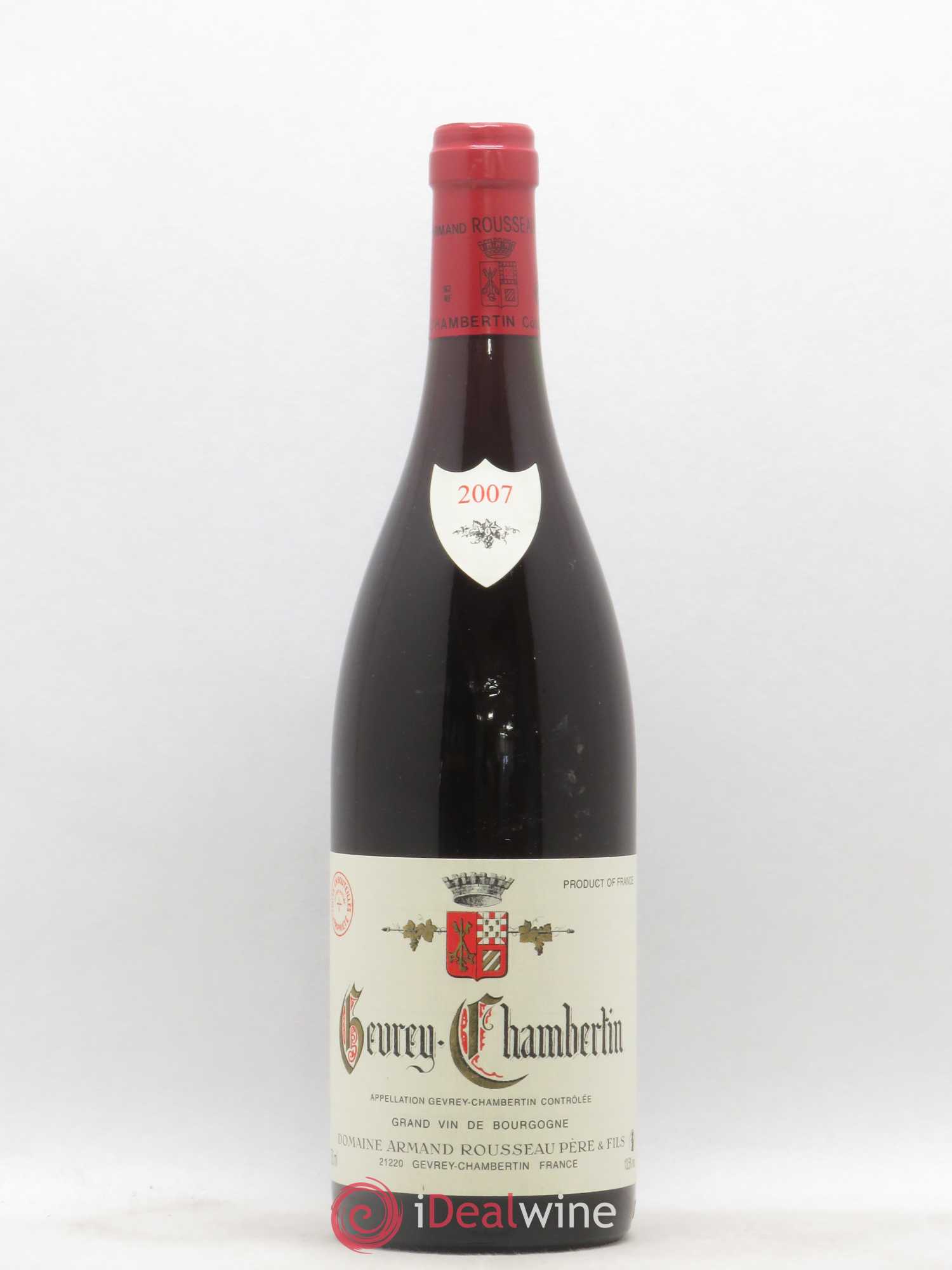 Gevrey-Chambertin Armand Rousseau (Domaine) 2007 - Lot de 1 bouteille - 0