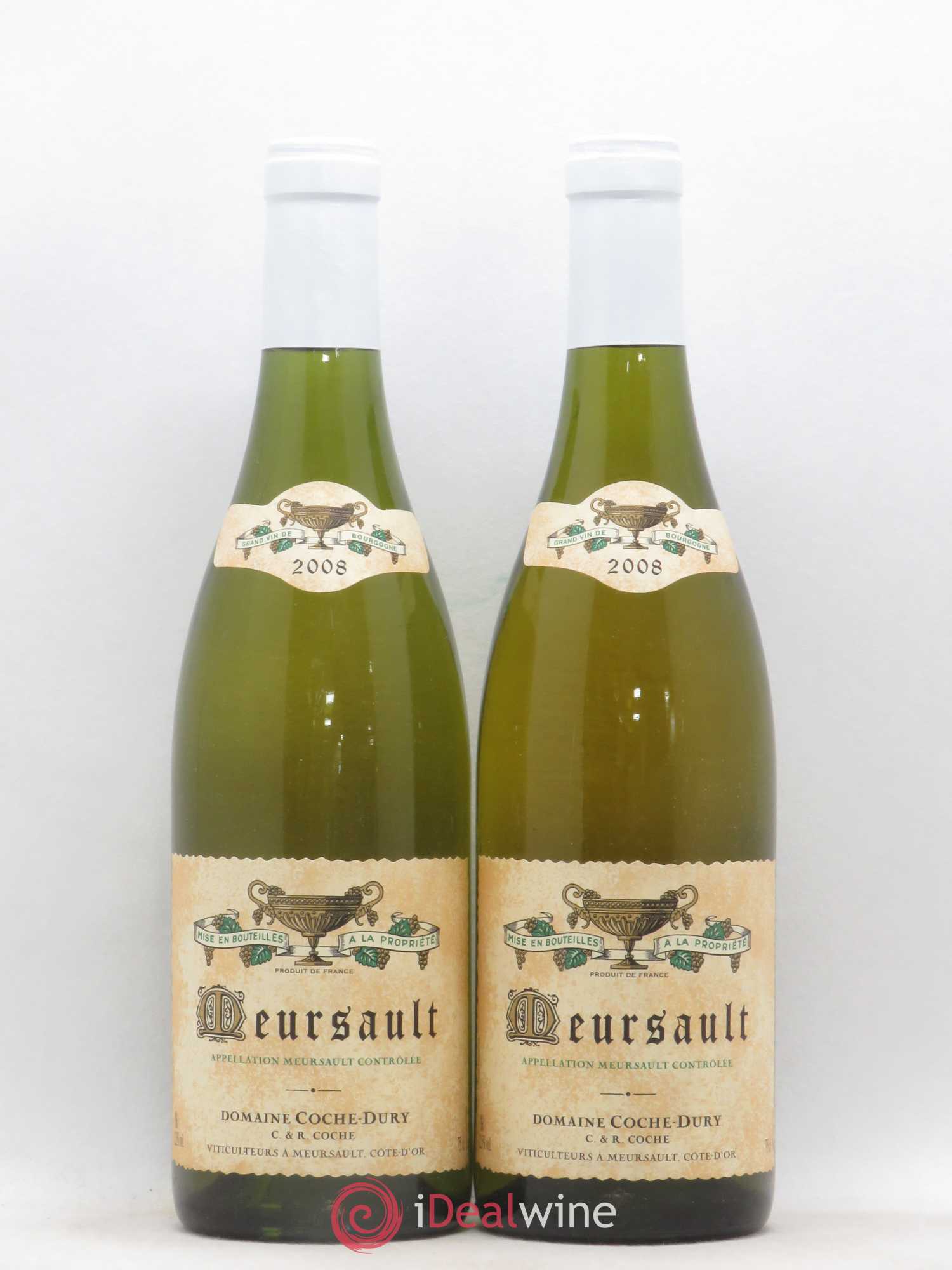 Meursault Coche Dury (Domaine) 2008 - Lot de 2 bouteilles - 0