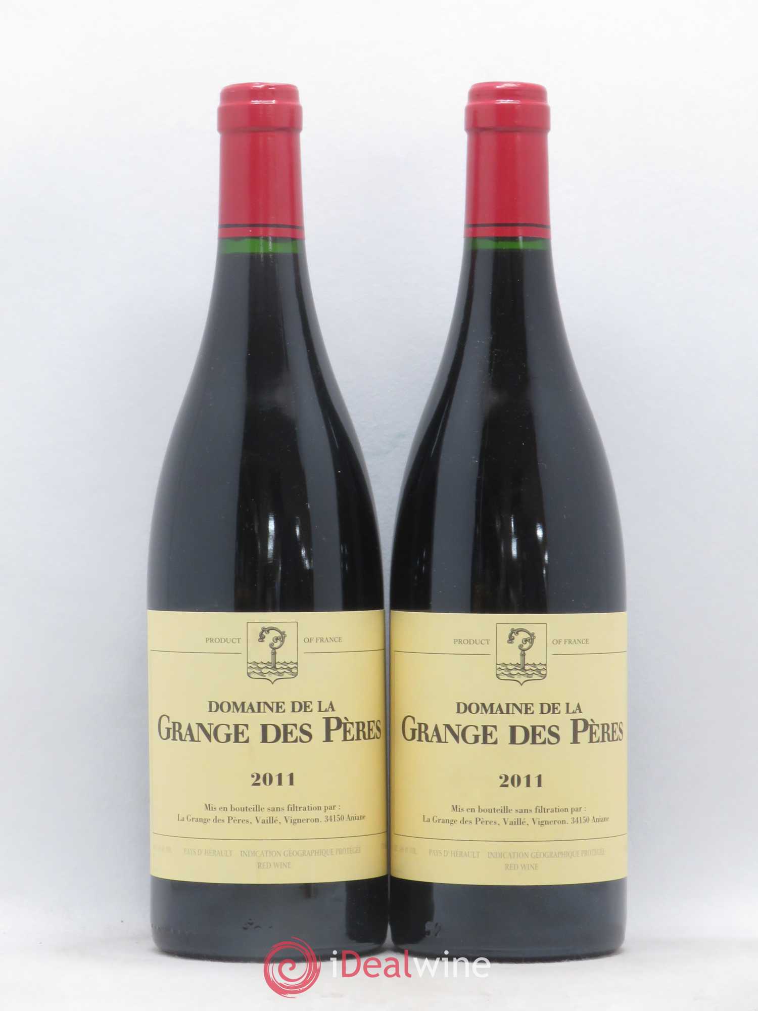 Pays d'Hérault Grange des Pères Laurent Vaillé 2011 - Lot de 2 bouteilles - 0