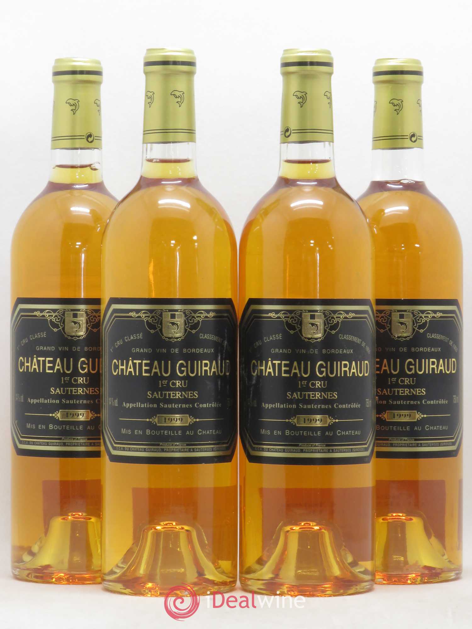 Château Guiraud 1er Grand Cru Classé 1999 - Lotto di 4 bottiglie - 0