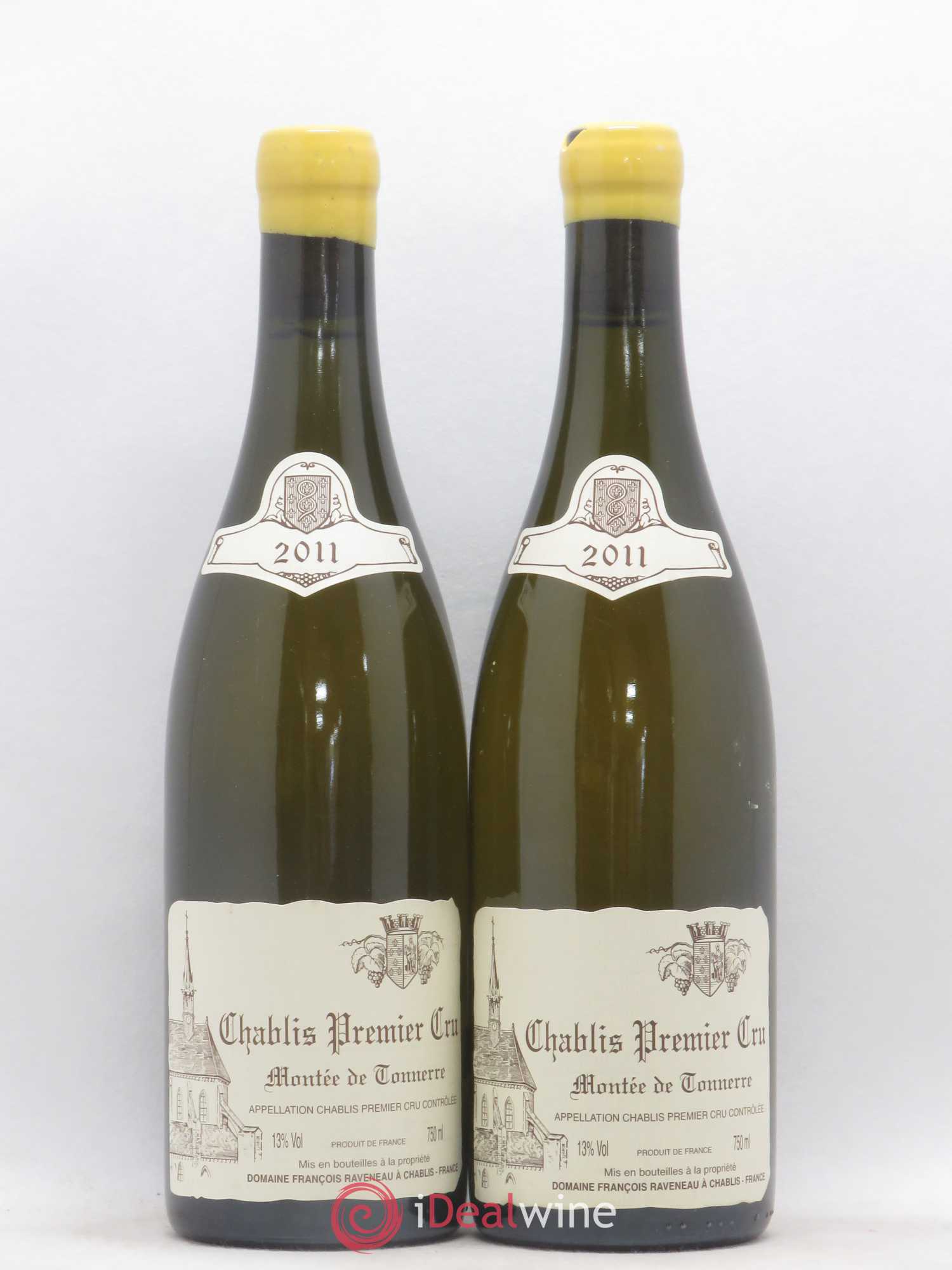 Chablis 1er Cru Montée de Tonnerre Raveneau (Domaine) 2011 - Lot de 2 bouteilles - 0