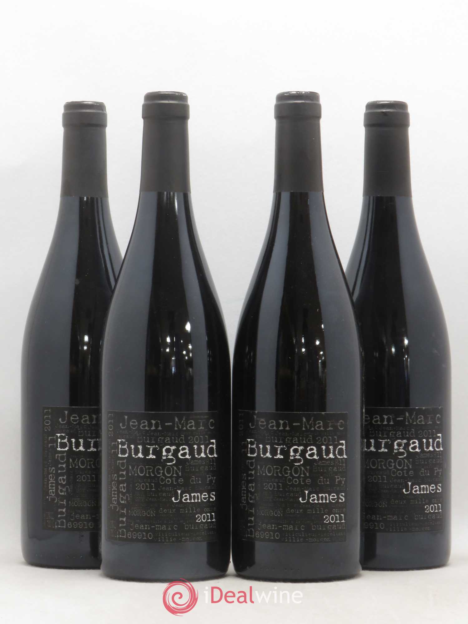 Morgon Côte du Py James Jean-Marc Burgaud (Domaine) 2011 - Lot de 4 bouteilles - 0