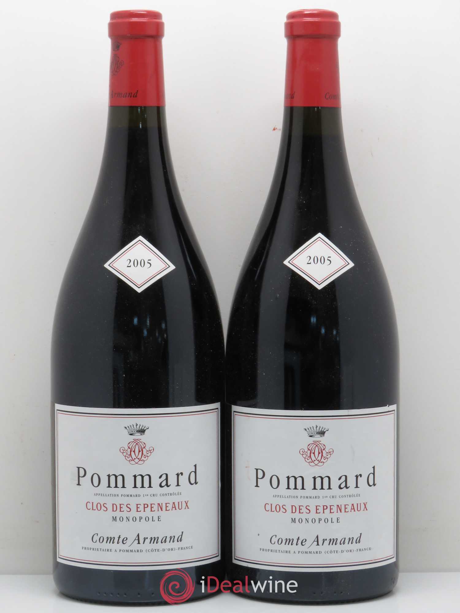 Pommard 1er Cru Clos des Epeneaux Comte Armand 2005 - Lot de 2 magnums - 0
