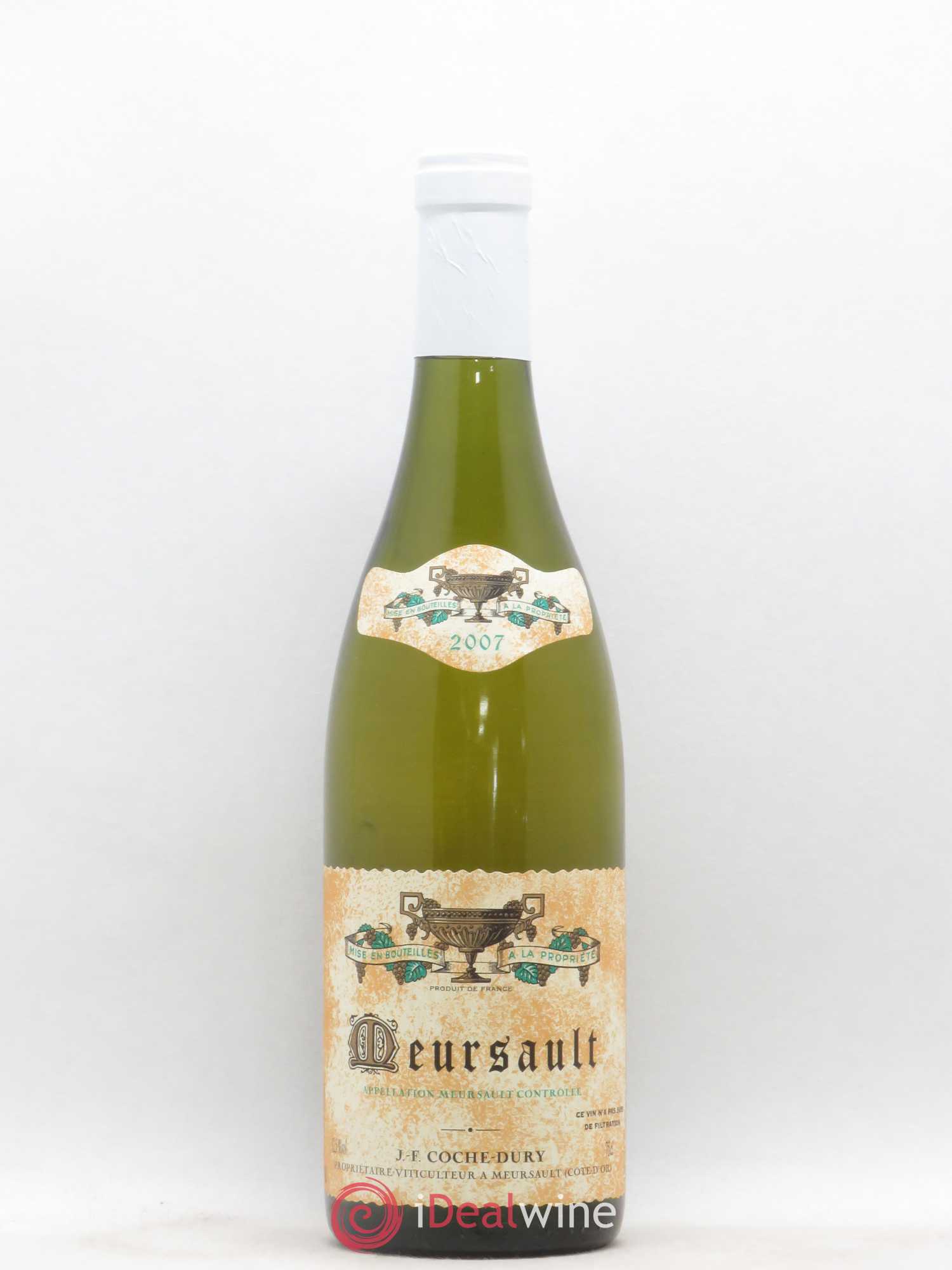 Meursault Coche Dury (Domaine) 2007 - Lot de 1 bouteille - 0