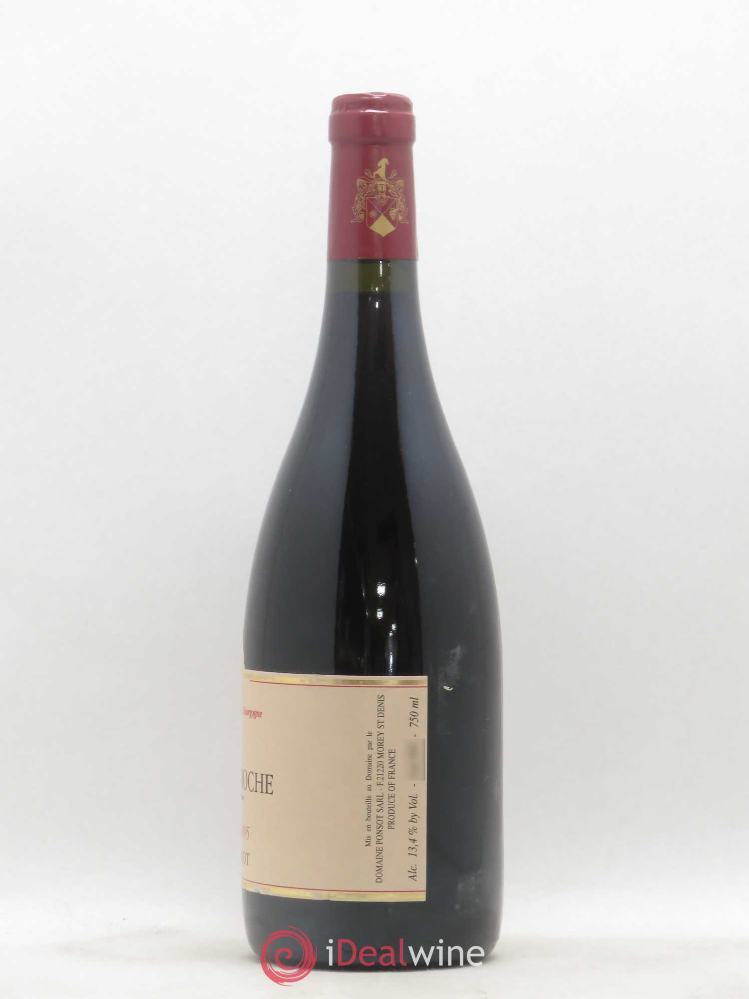 Clos de la Roche Grand Cru Vieilles Vignes Ponsot (Domaine) 1995 - Lot de 1 bouteille - 1