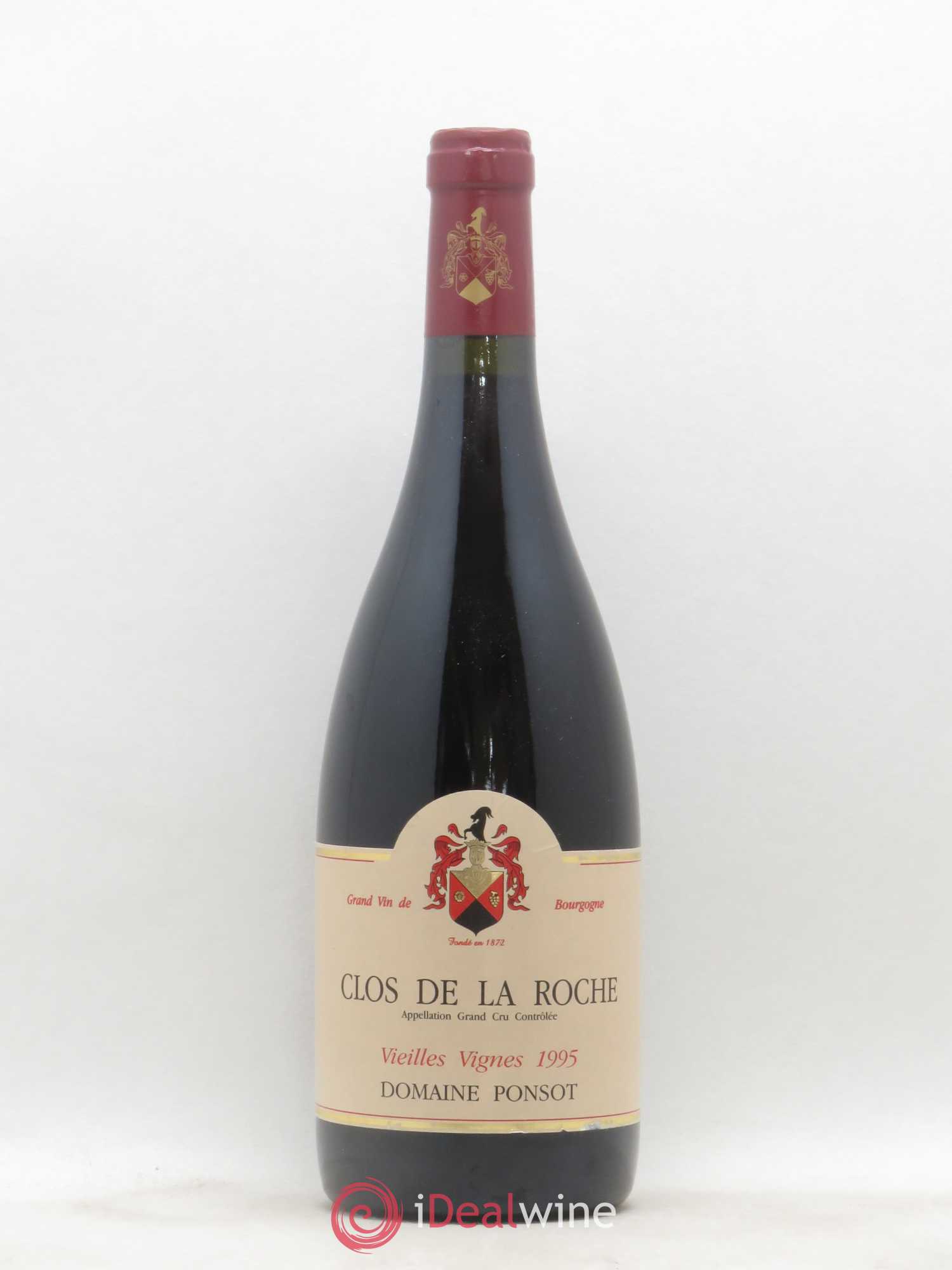 Clos de la Roche Grand Cru Vieilles Vignes Ponsot (Domaine) 1995 - Lot de 1 bouteille - 0