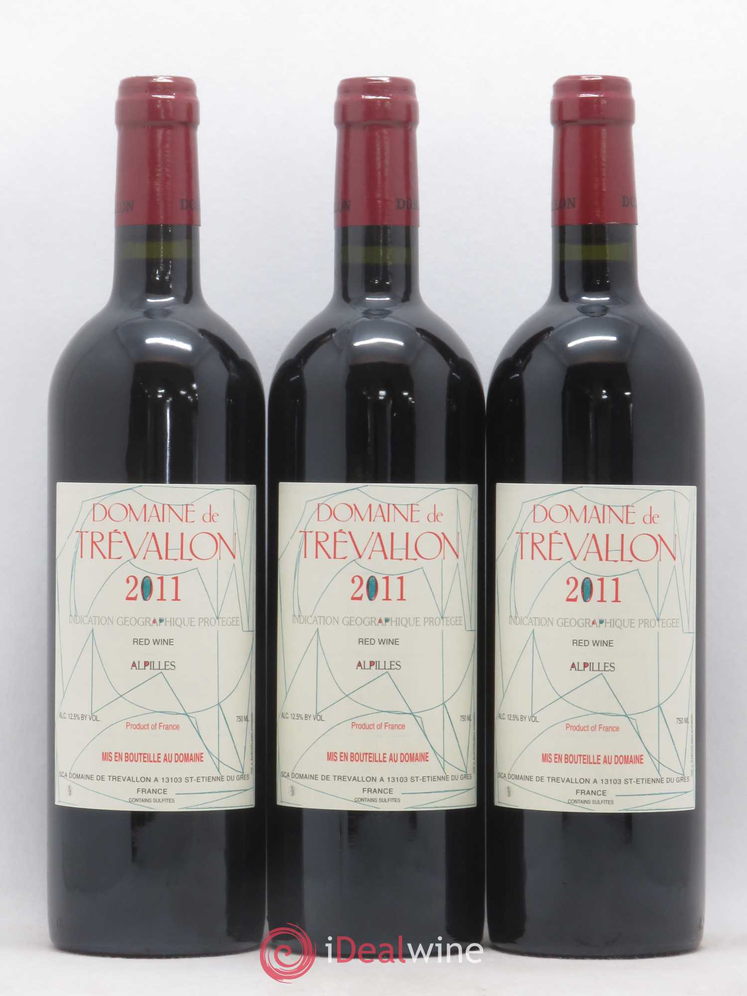 Alpilles Trévallon (Domaine de) Eloi Dürrbach 2011 - Lot de 3 bouteilles - 0