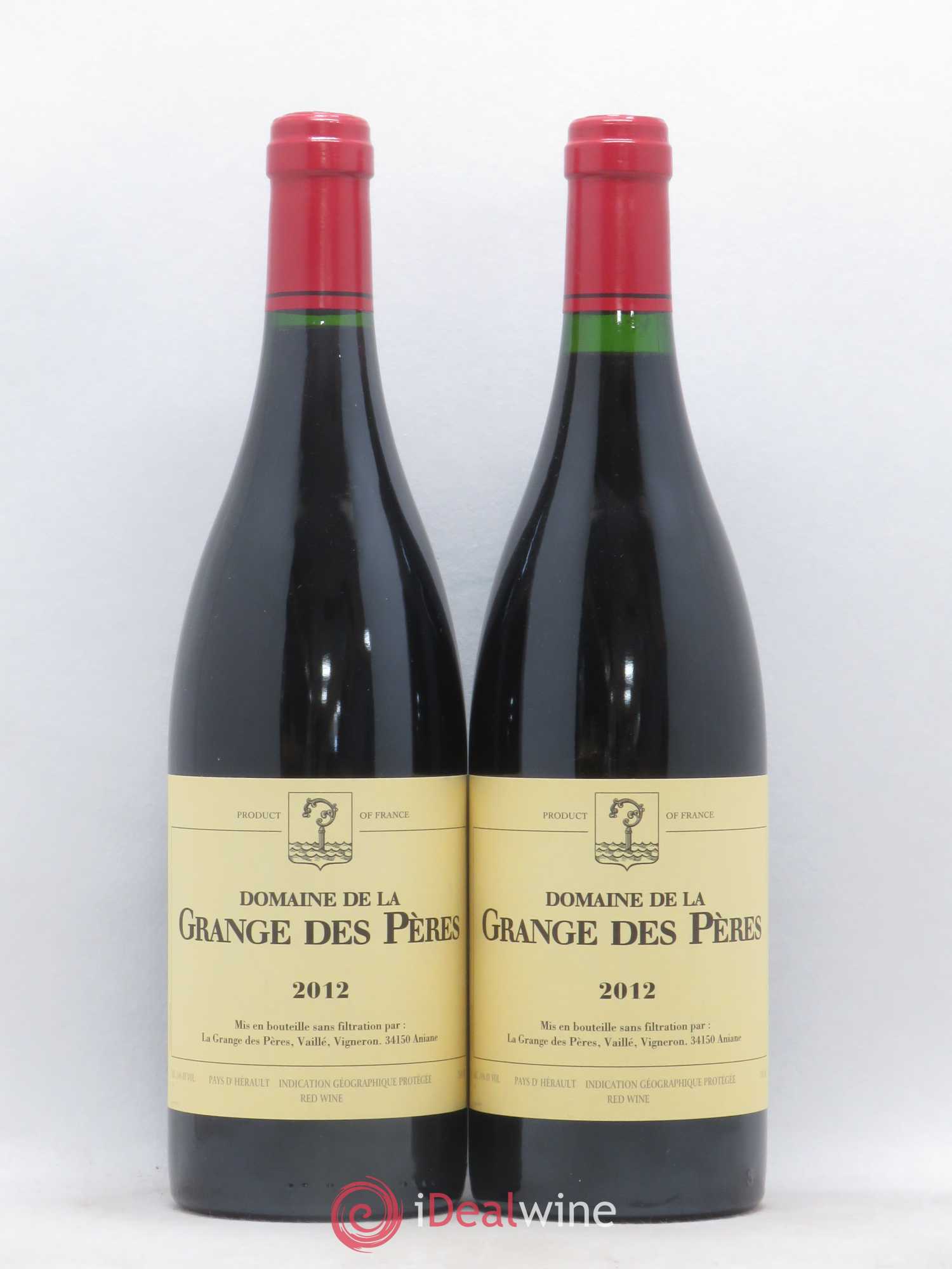 Pays d'Hérault Grange des Pères Laurent Vaillé 2012 - Lot de 2 bouteilles - 0