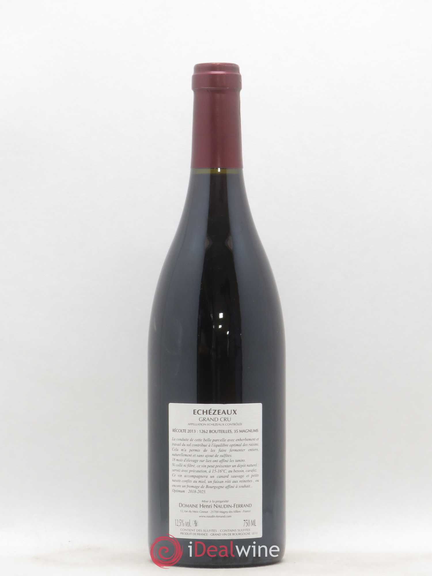 Echezeaux Grand Cru Domaine Henri Naudin-Ferrand 2013 - Posten von 1 Flasche - 1