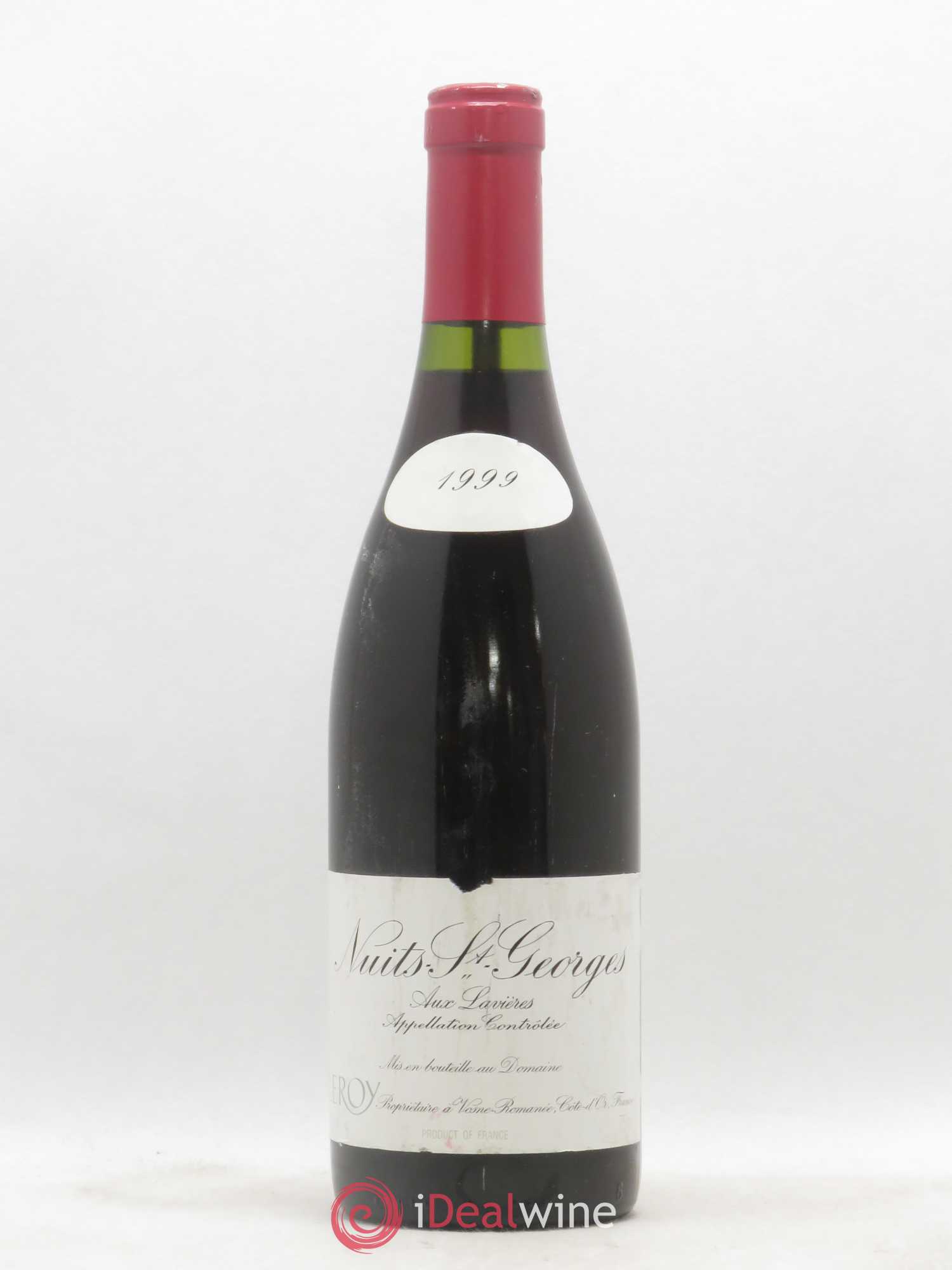 Nuits-Saint-Georges Aux Lavières Leroy (Domaine) 1999 - Lot de 1 bouteille - 0