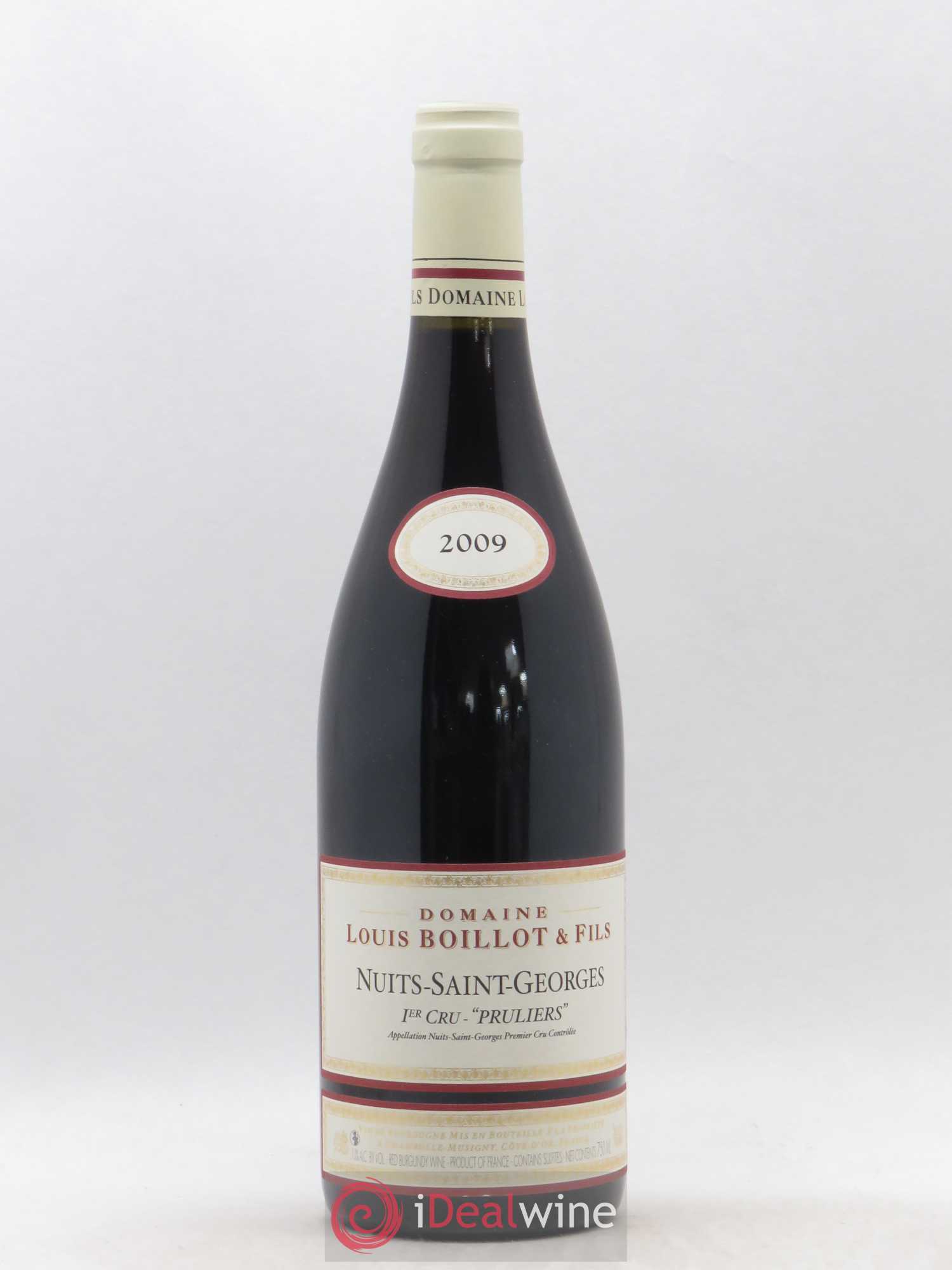 Nuits-Saint-Georges 1er Cru Pruliers Louis Boillot 2009 - Posten von 1 Flasche - 0
