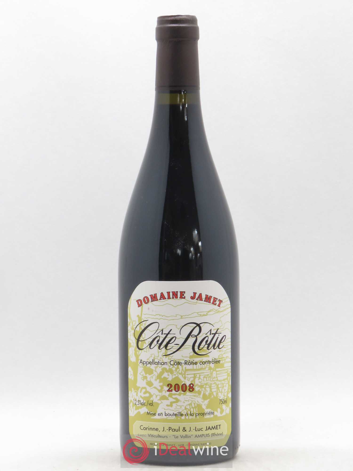 Côte-Rôtie Jamet (Domaine) 2008 - Lot de 1 bouteille - 0