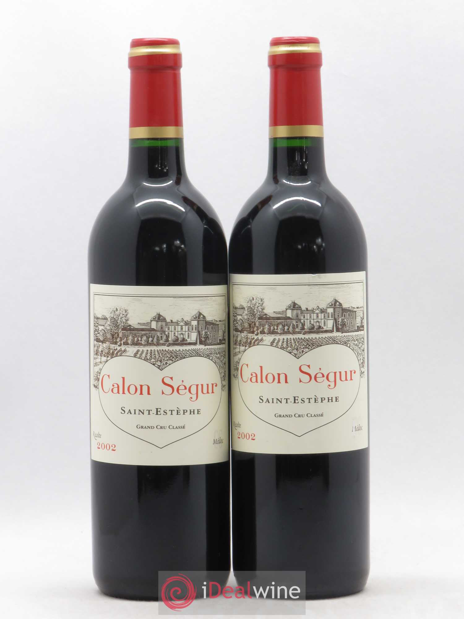 Château Calon Ségur 3ème Grand Cru Classé 2002 - Lot de 2 bouteilles - 0