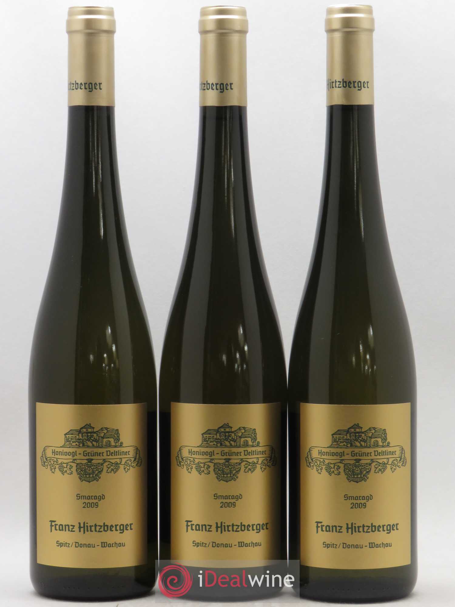 Autriche Spitzer Honivogl Gruner Veltliner Smaragd Franz Hirtzberger 2009 - Posten von 3 Flaschen - 0