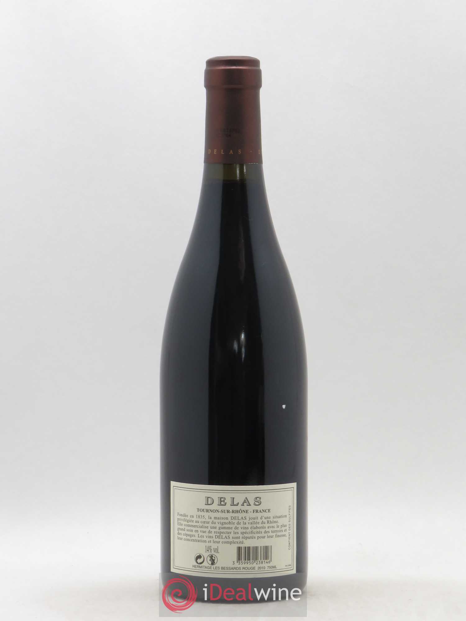Hermitage Les Bessards Delas Frères 2010 - Lot de 1 bouteille - 1