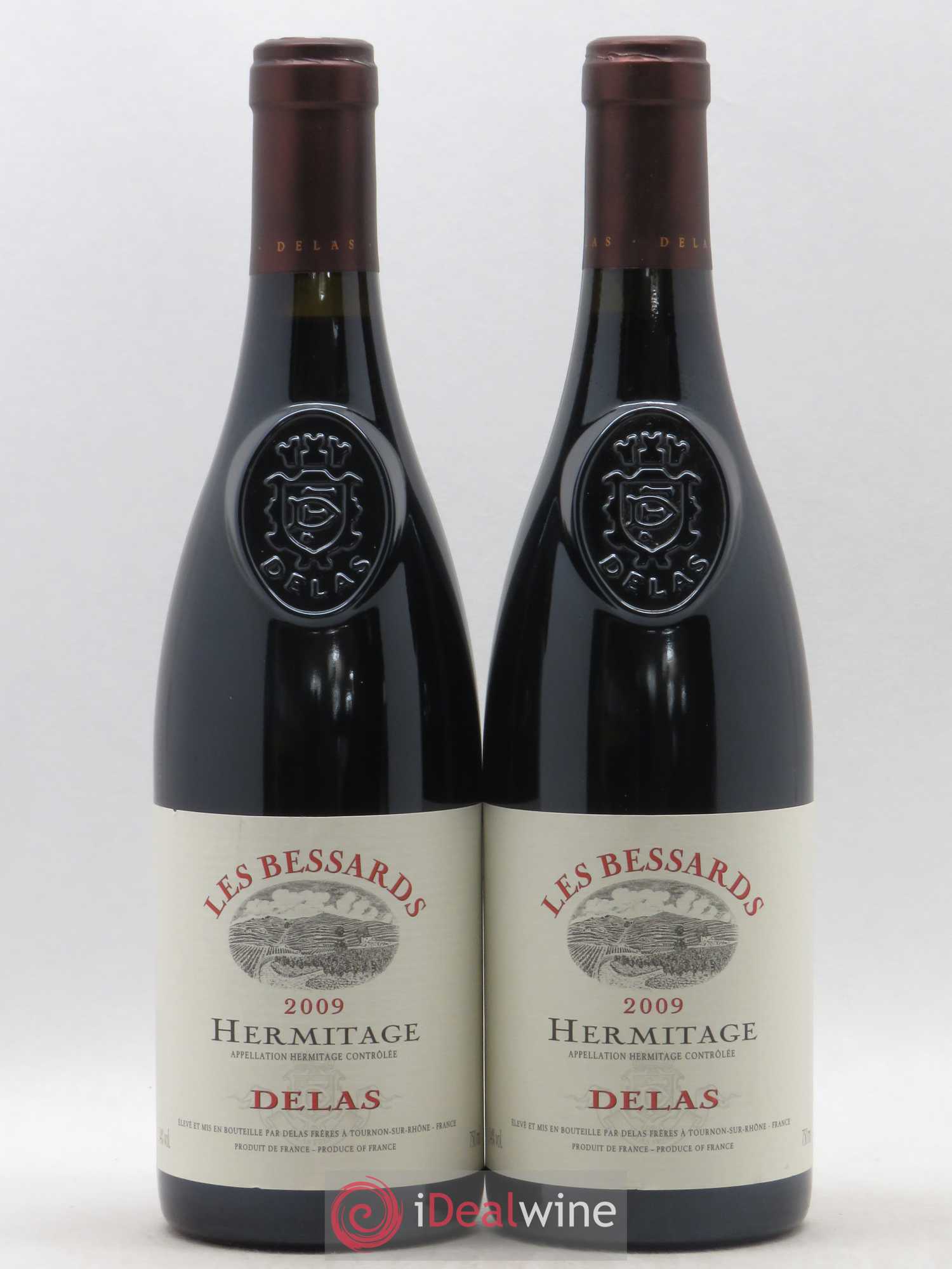 Hermitage Les Bessards Delas Frères 2009 - Lot de 2 bouteilles - 0