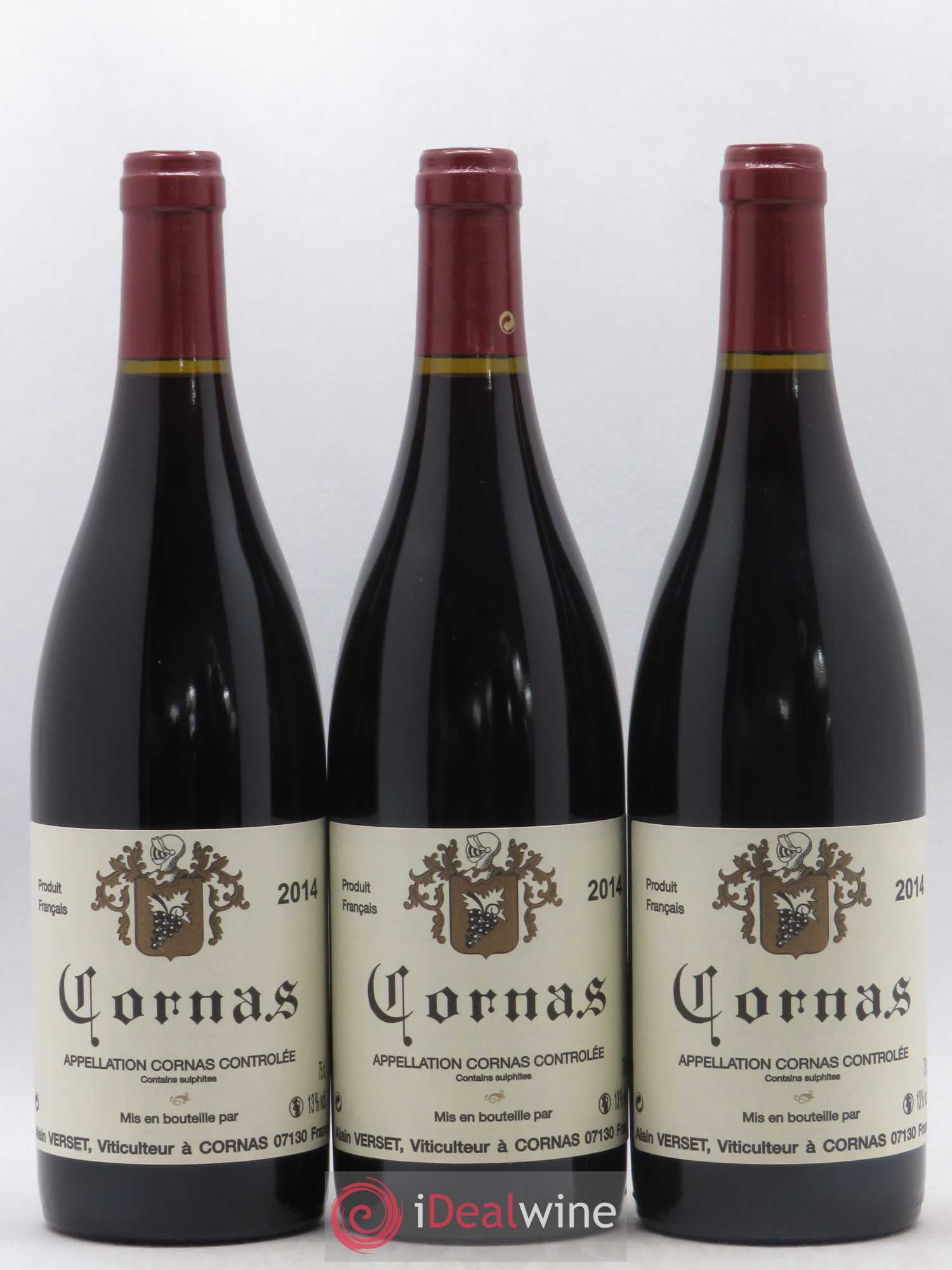 Cornas Alain Verset 2014 - Lot de 3 bouteilles - 0