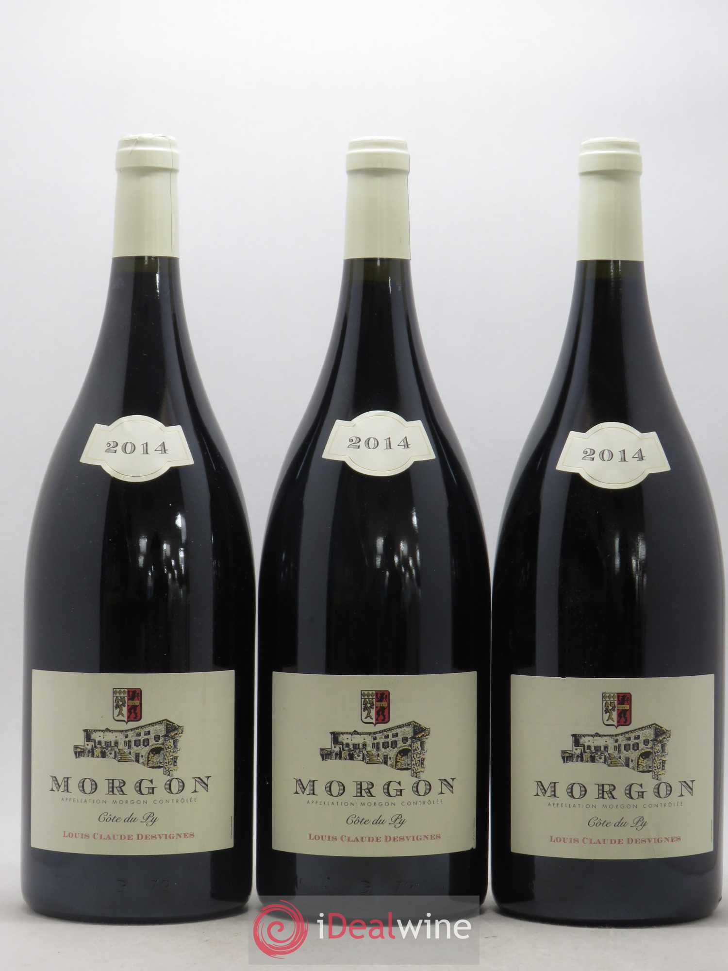 Morgon Côte du Py Louis-Claude Desvignes 2014 - Lot de 3 magnums - 0