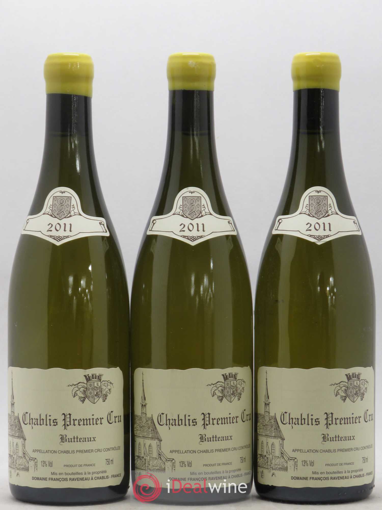 Chablis 1er Cru Butteaux Raveneau (Domaine) 2011 - Lot de 3 bouteilles - 0