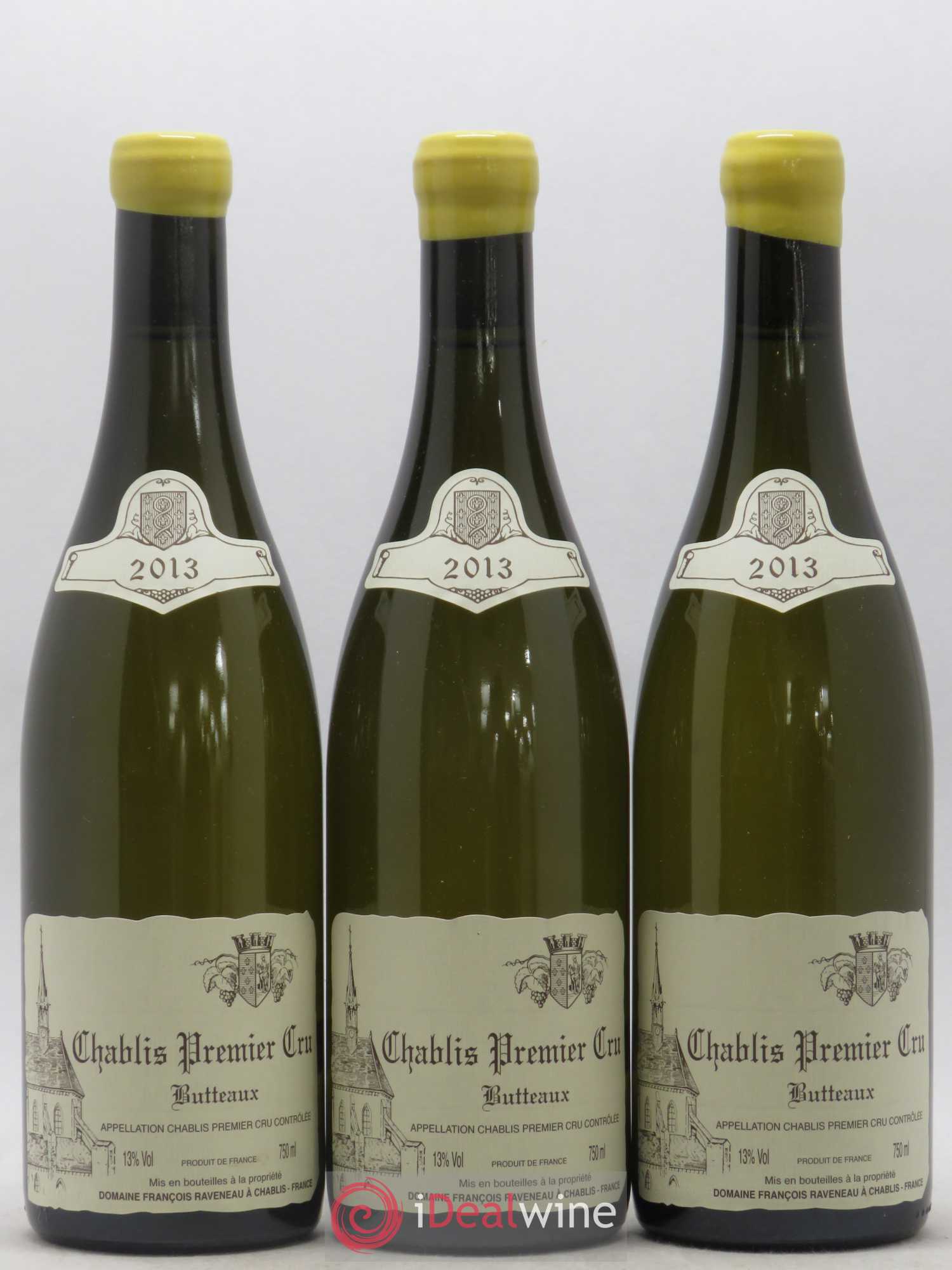 Chablis 1er Cru Butteaux Raveneau (Domaine) 2013 - Lot de 3 bouteilles - 0
