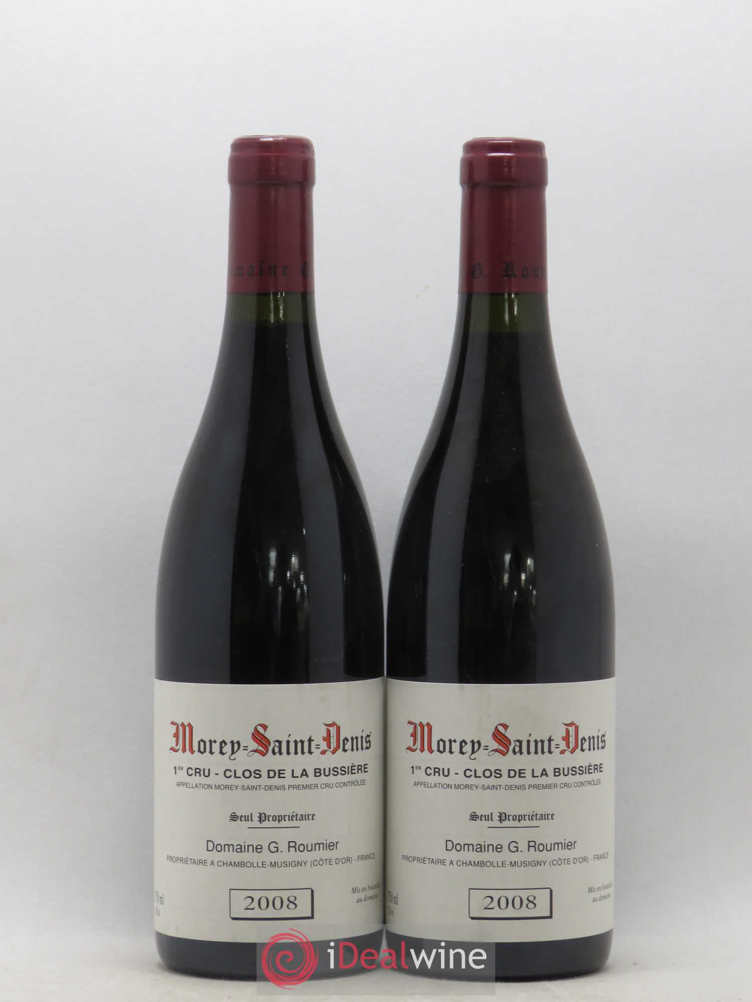 Morey-Saint-Denis 1er Cru Clos de la Bussière Georges Roumier (Domaine) 2008 - Lot de 2 bouteilles - 0