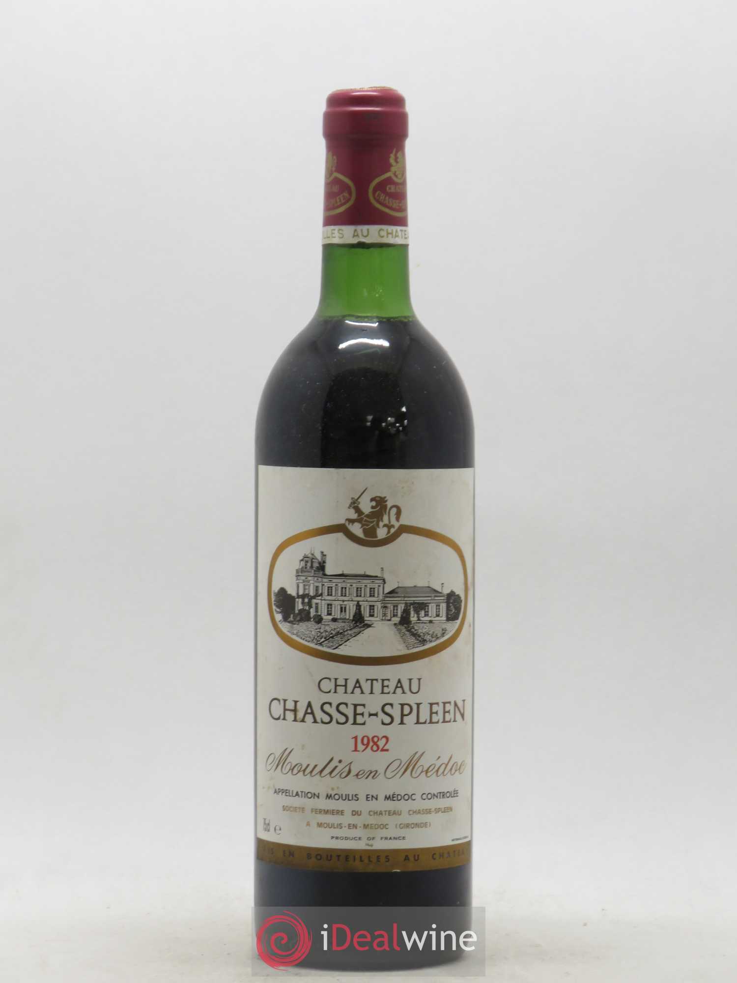 Château Chasse Spleen 1982 - Lot de 1 bouteille - 0