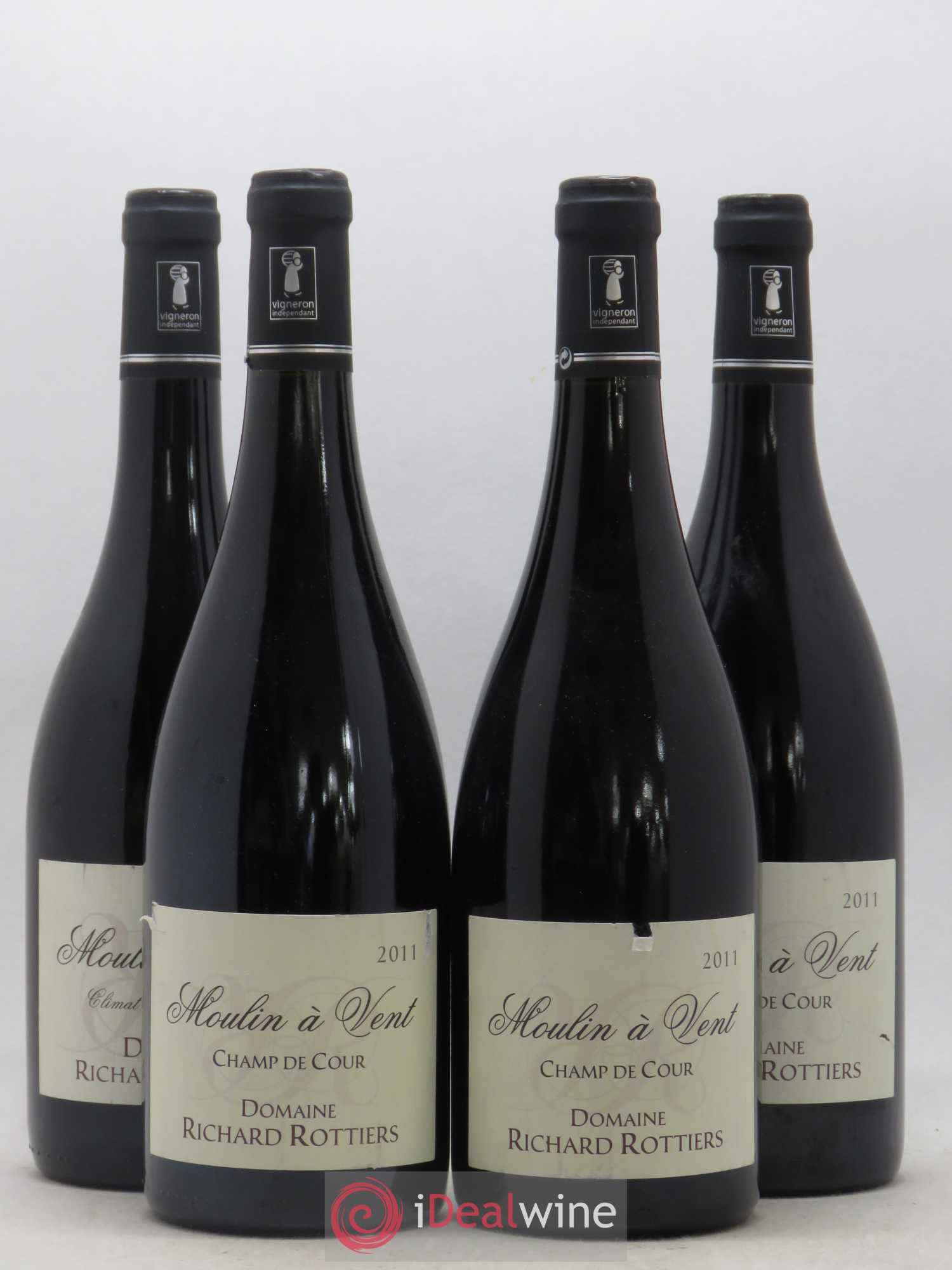 Moulin-à-Vent Champ de Cour Richard Rottiers (Domaine) 2011 - Lot de 4 bouteilles - 0