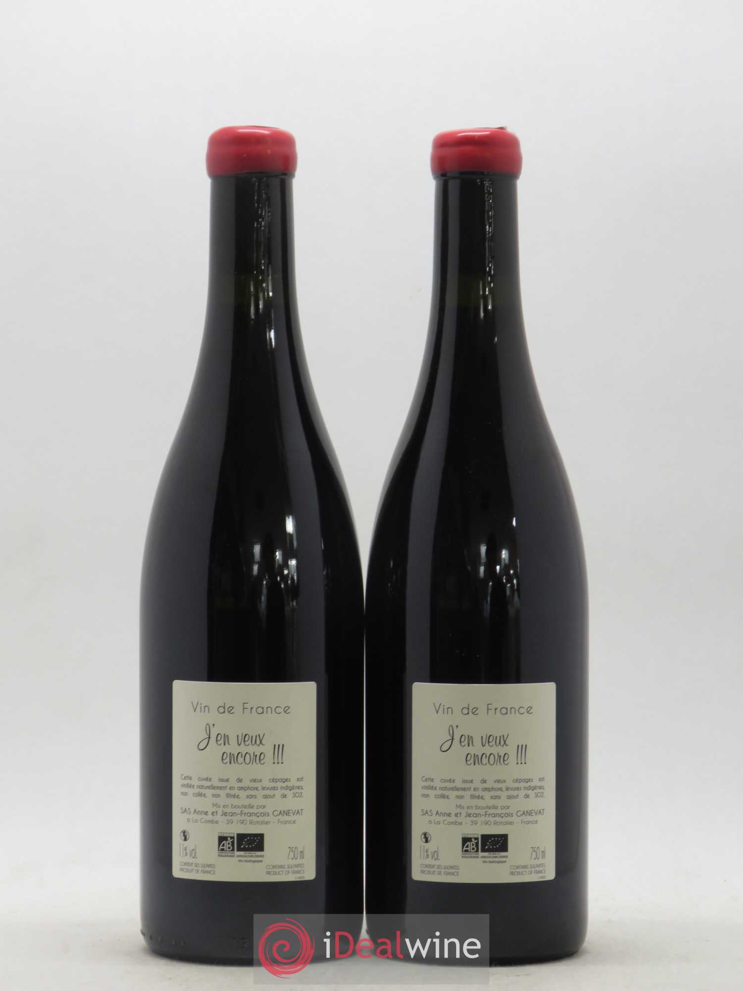 Vin de France J'en veux encore Anne et Jean François Ganevat 2016 - Lot de 2 bouteilles - 1