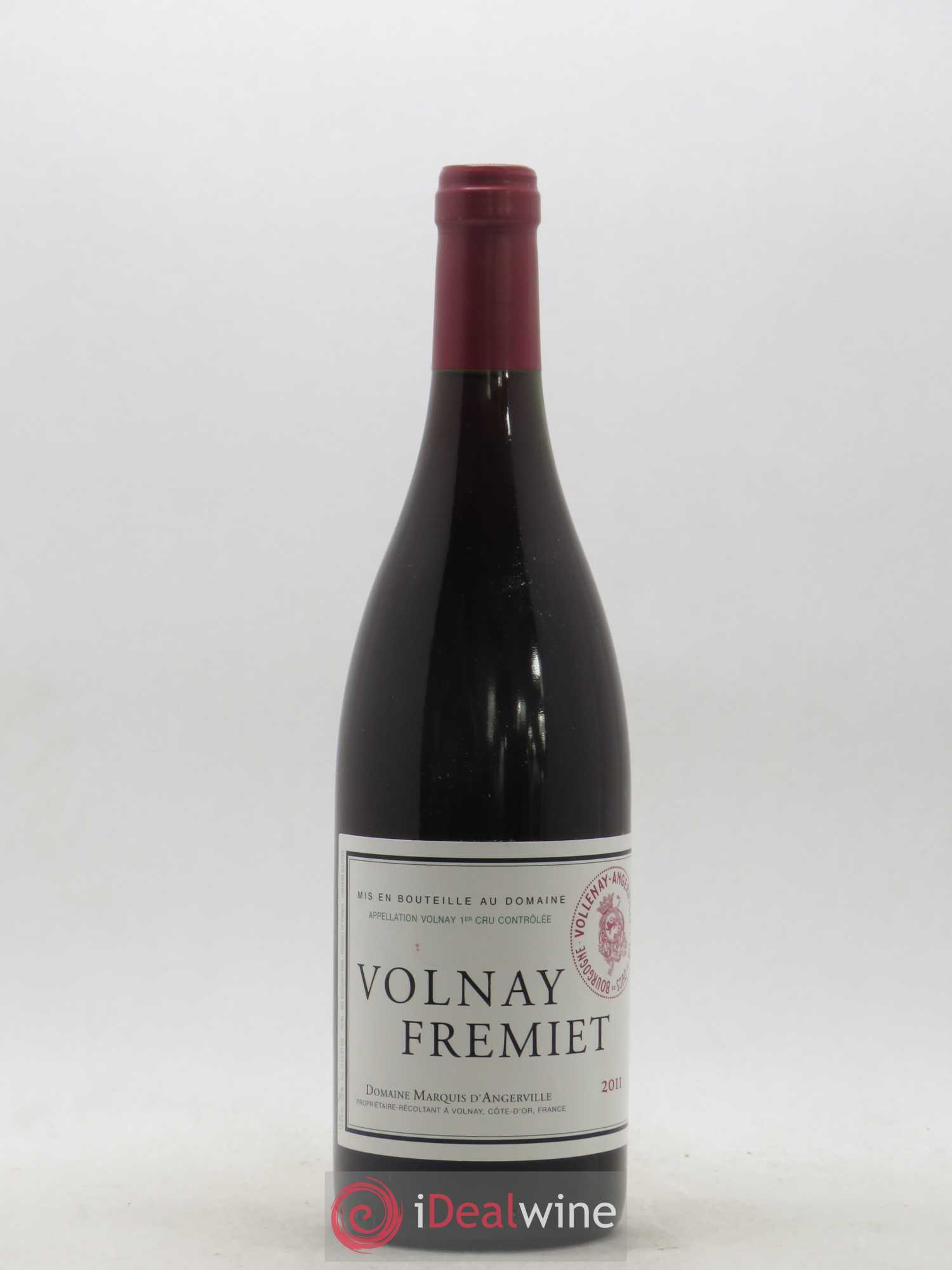 Volnay 1er Cru Frémiet Marquis d'Angerville (Domaine) 2011 - Lot de 1 bouteille - 0