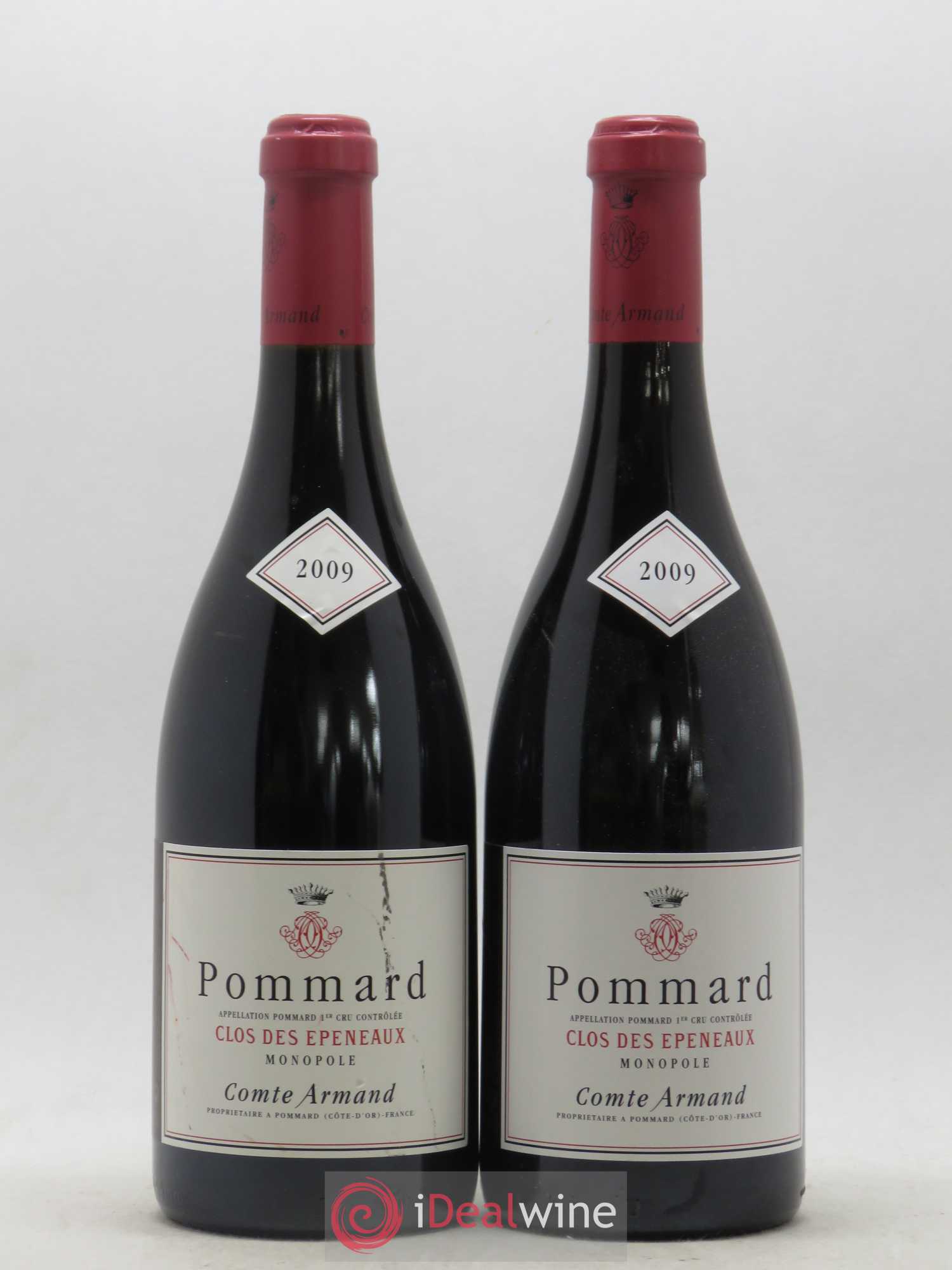 Pommard 1er Cru Clos des Epeneaux Comte Armand 2009 - Lot de 2 bouteilles - 0