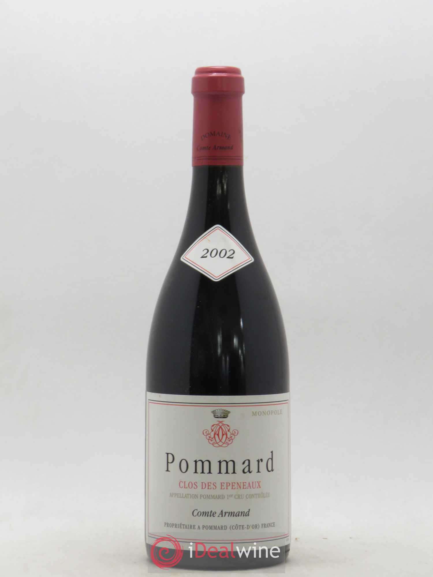 Pommard 1er Cru Clos des Epeneaux Comte Armand 2002 - Lot de 1 bouteille - 0