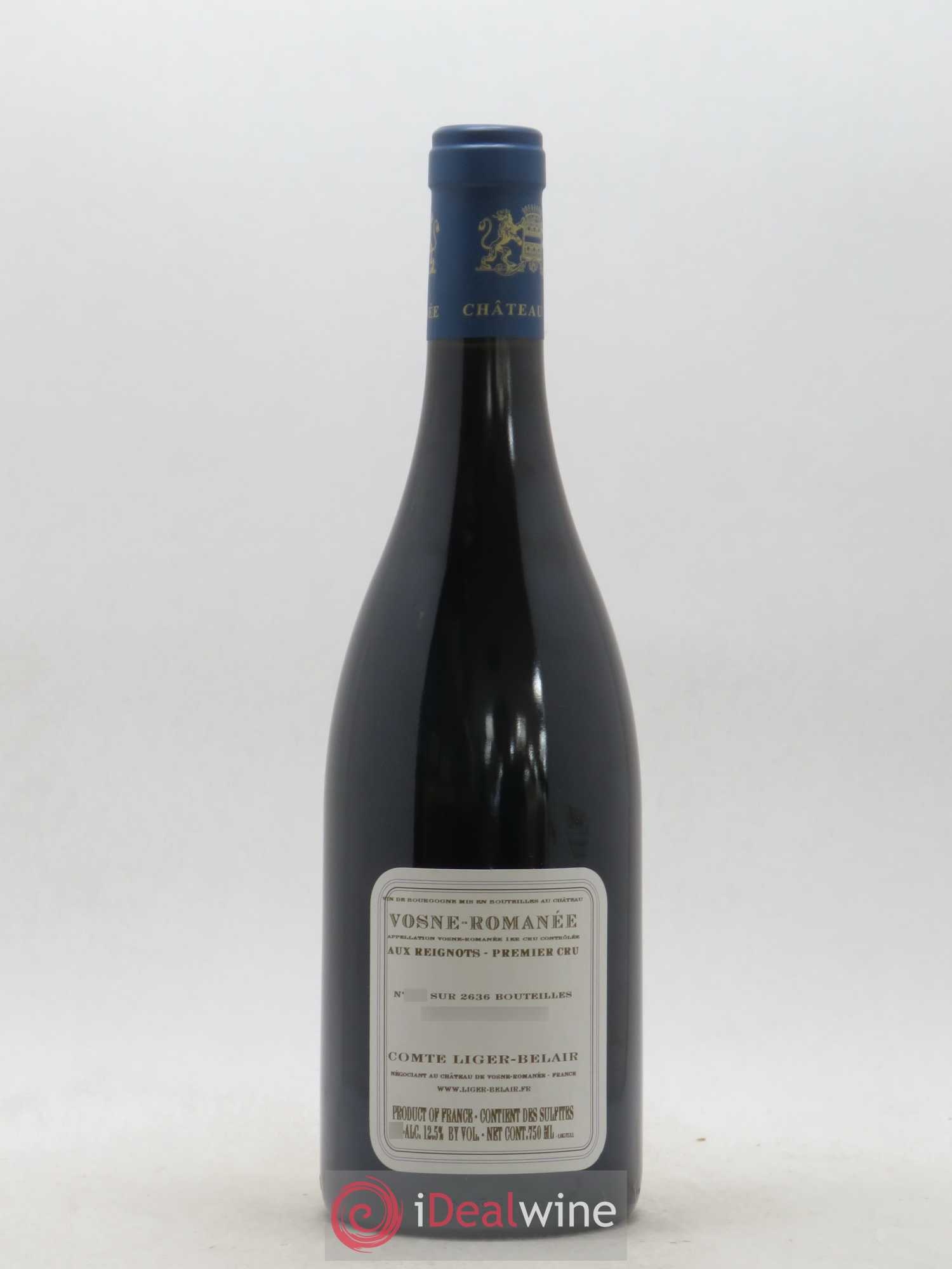 Vosne-Romanée 1er Cru Aux Reignots Ch. de Vosne-Romanée Comte Liger-Belair (Domaine du) 2011 - Lot de 1 bouteille - 1