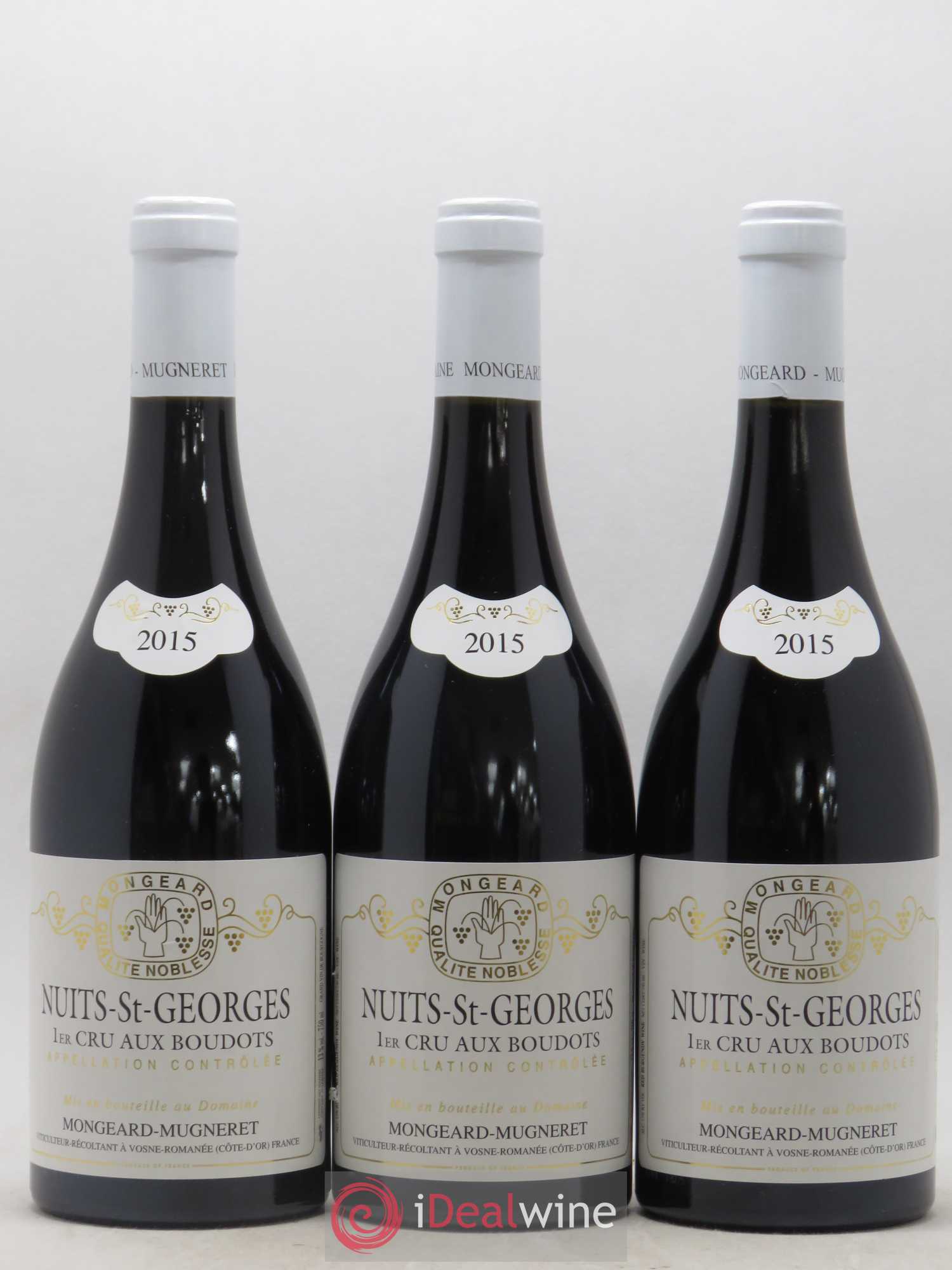 Nuits-Saint-Georges 1er Cru Aux Boudots Mongeard-Mugneret (Domaine) 2015 - Lot de 3 bouteilles - 0