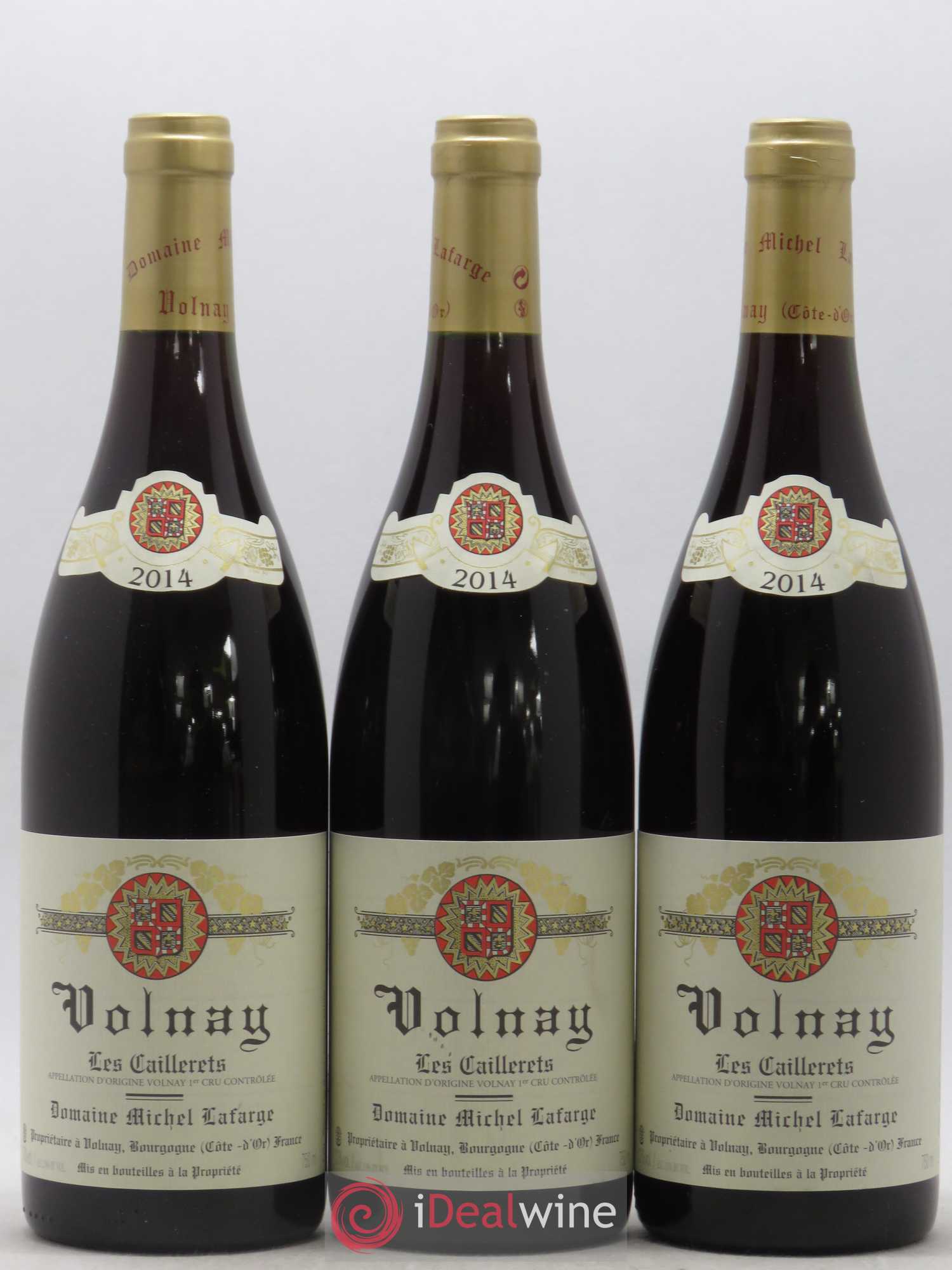 Volnay 1er Cru Les Caillerets Lafarge (Domaine) 2014 - Lot de 3 bouteilles - 0